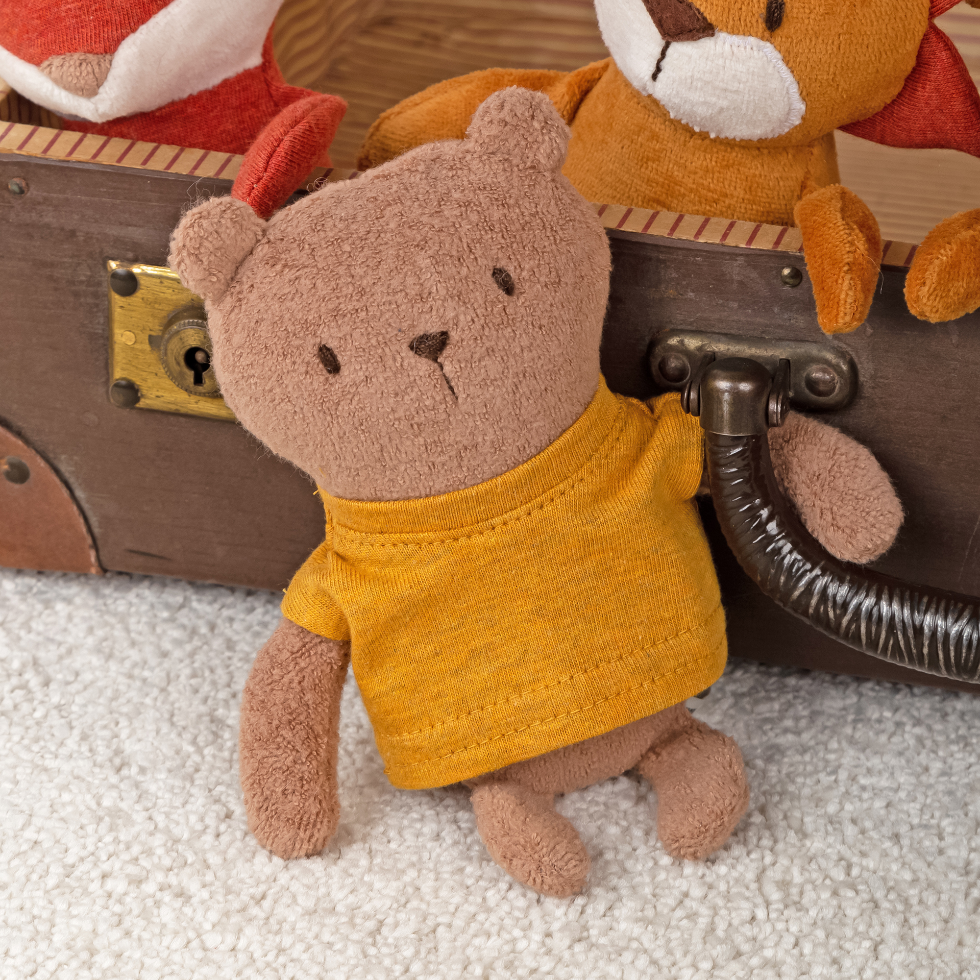 Kuscheltier Biberbär Mister O'Lui mini, gelber Hoody Kuscheltier Biberbär Mister O'Lui mini, gelber Hoody