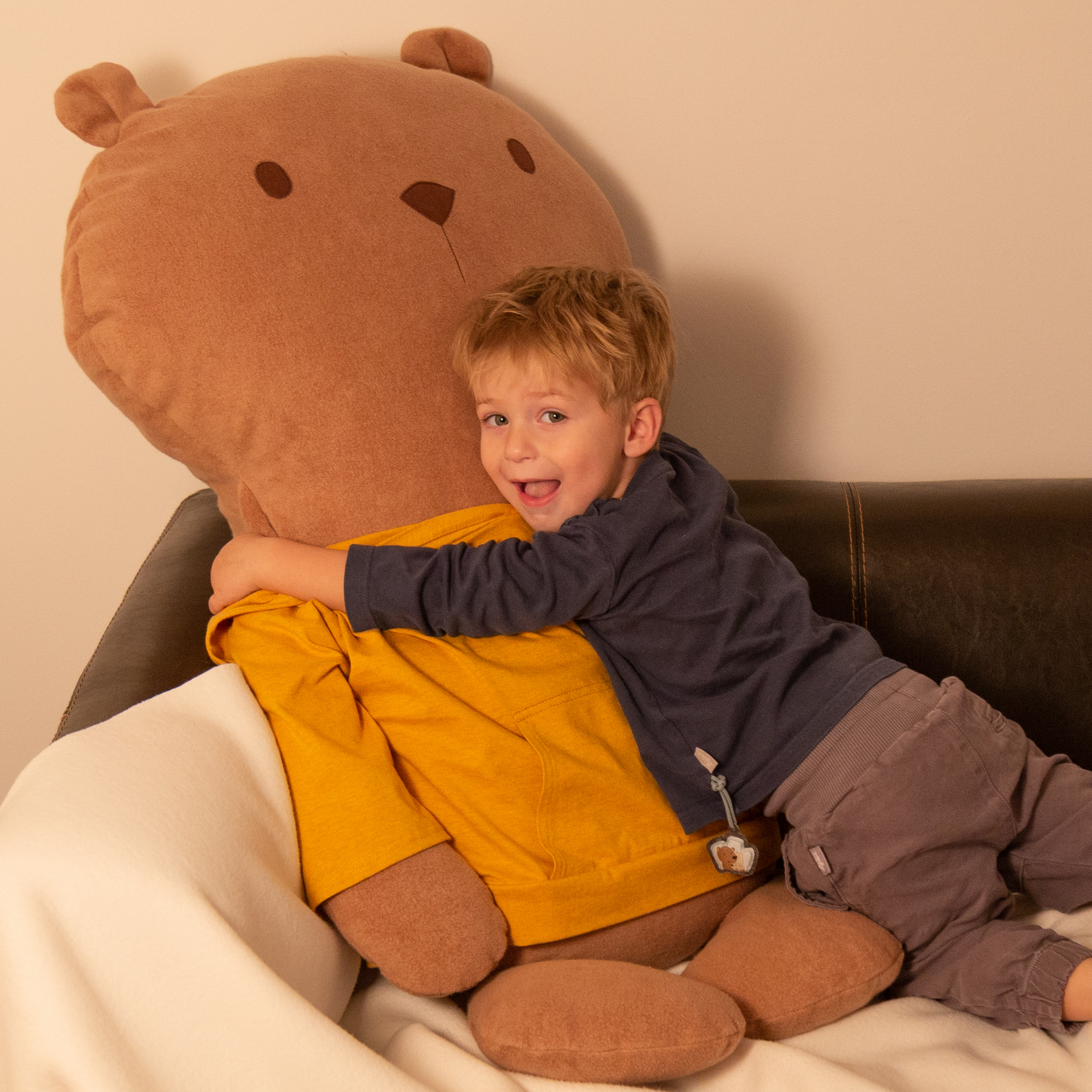 XXL Plüsch Biberbär Mister O'Lui 88 cm XXL Plüsch Biberbär Mister O'Lui 88 cm
