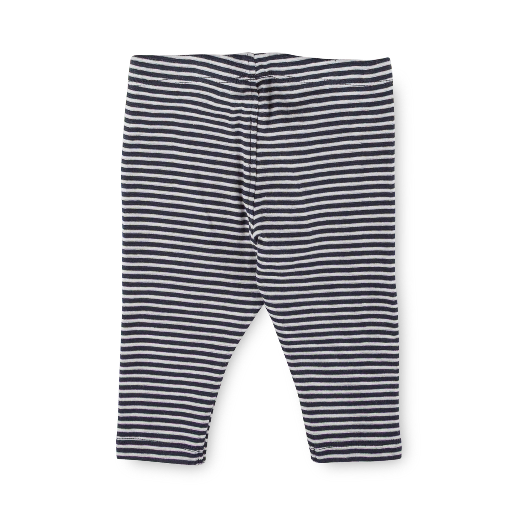 Striped baby rib knit leggings Curious Owl