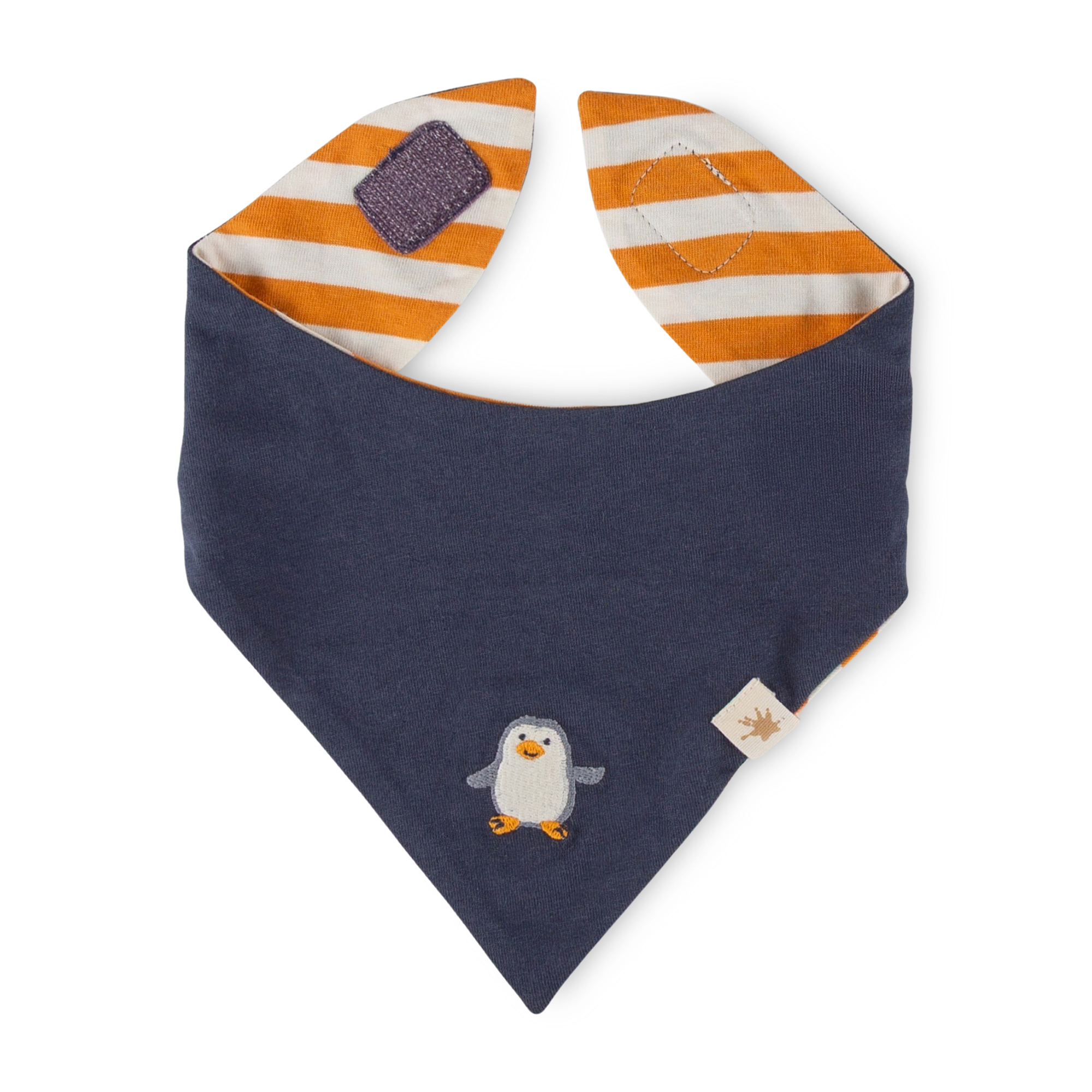 Reversible baby bandana bib Polar Friends