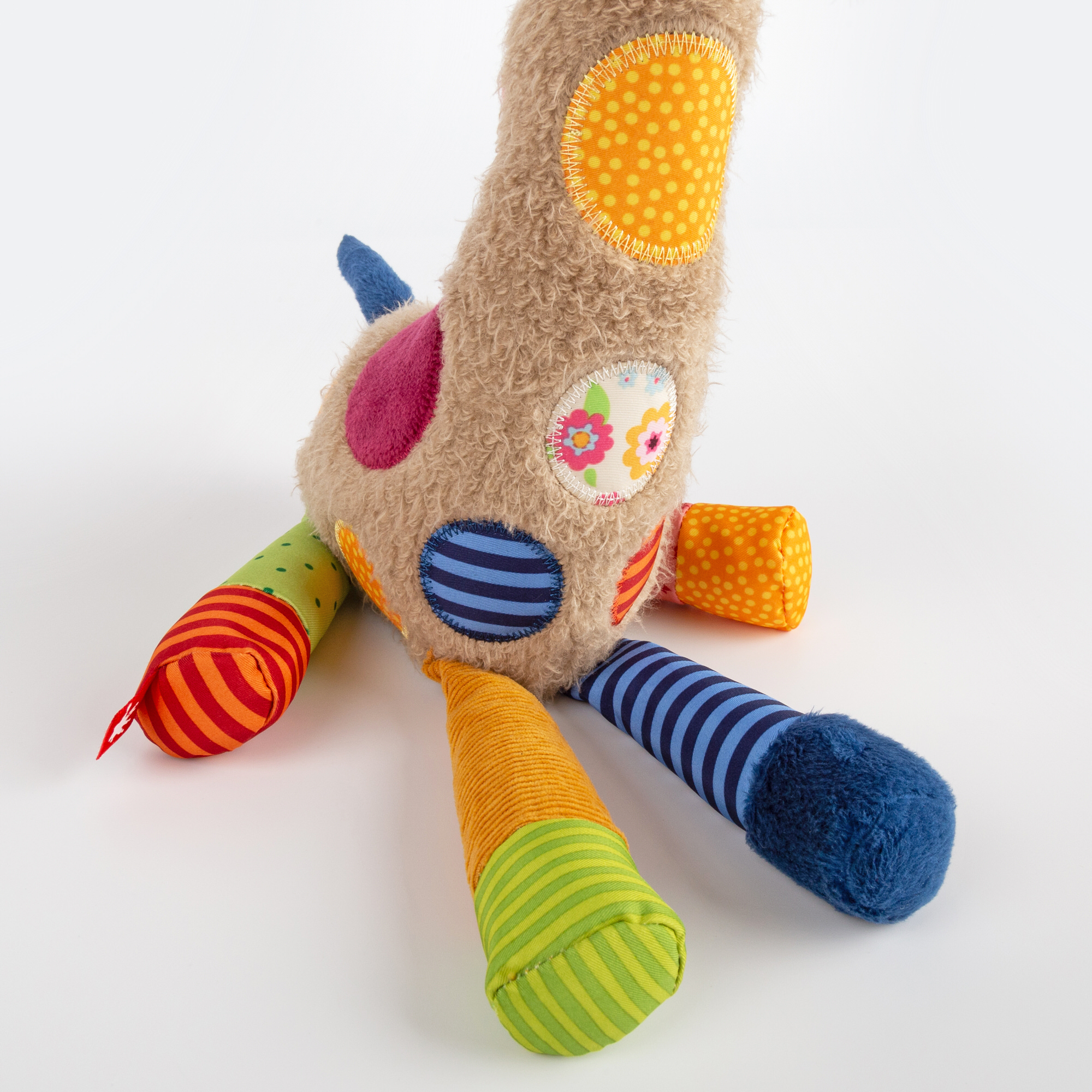Soft toy giraffe, Patchwork Sweety
