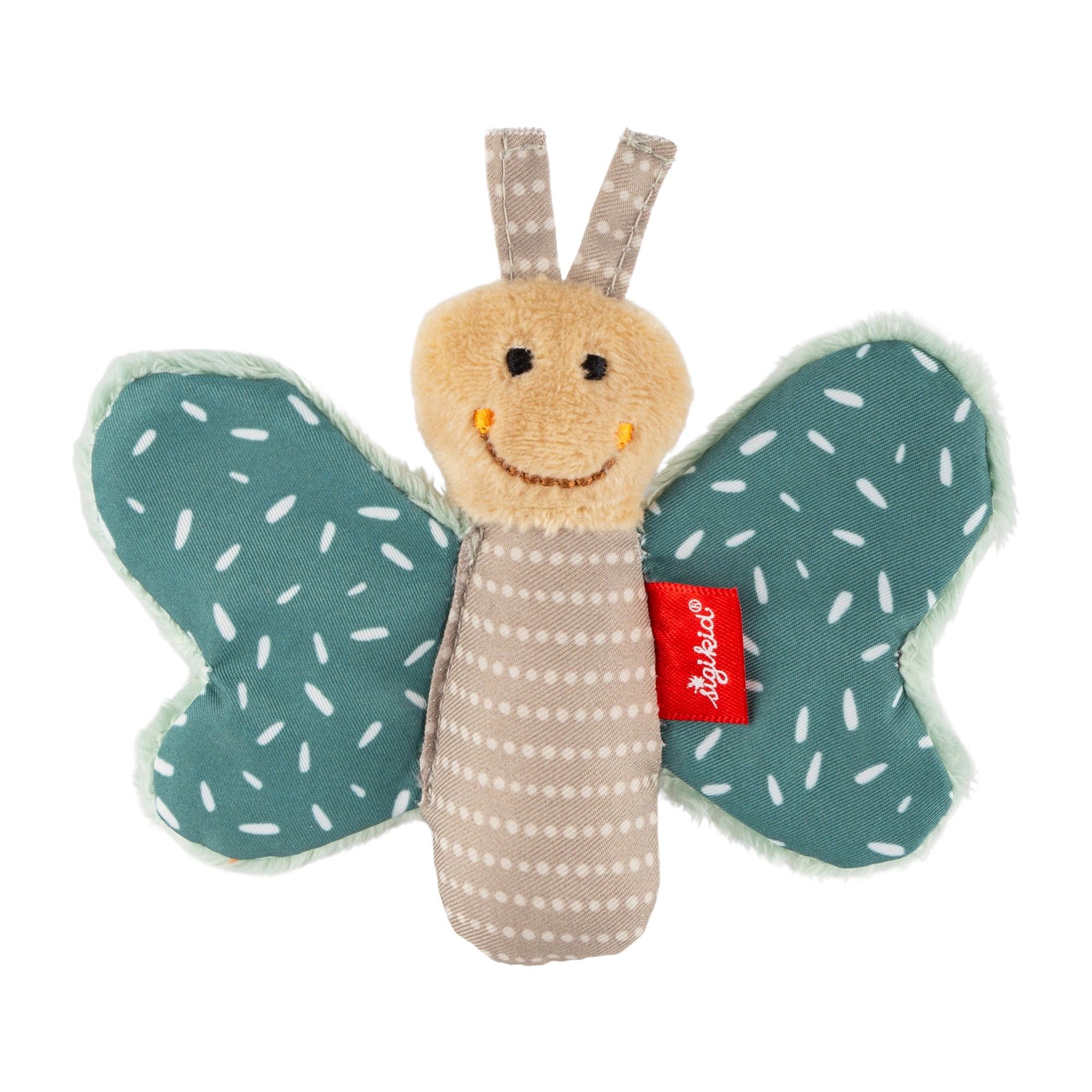 Baby Greifling  Schmetterling, grün Baby Greifling  Schmetterling, grün