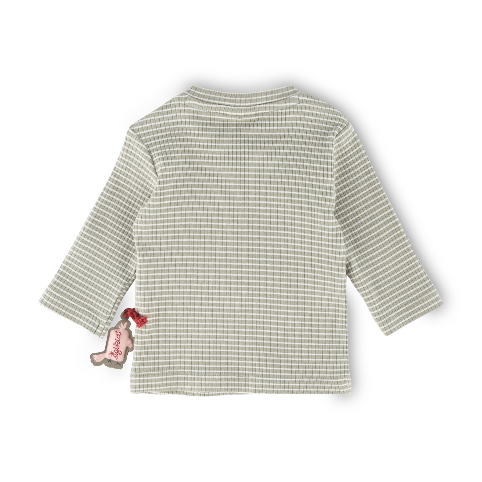 Baby Langarmshirt, weiß geringelt Baby Langarmshirt, weiß geringelt