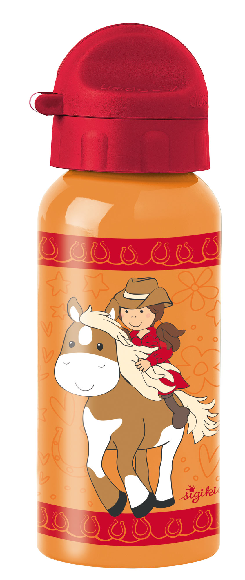 Girls' drinking bottle Gina Galopp and pony