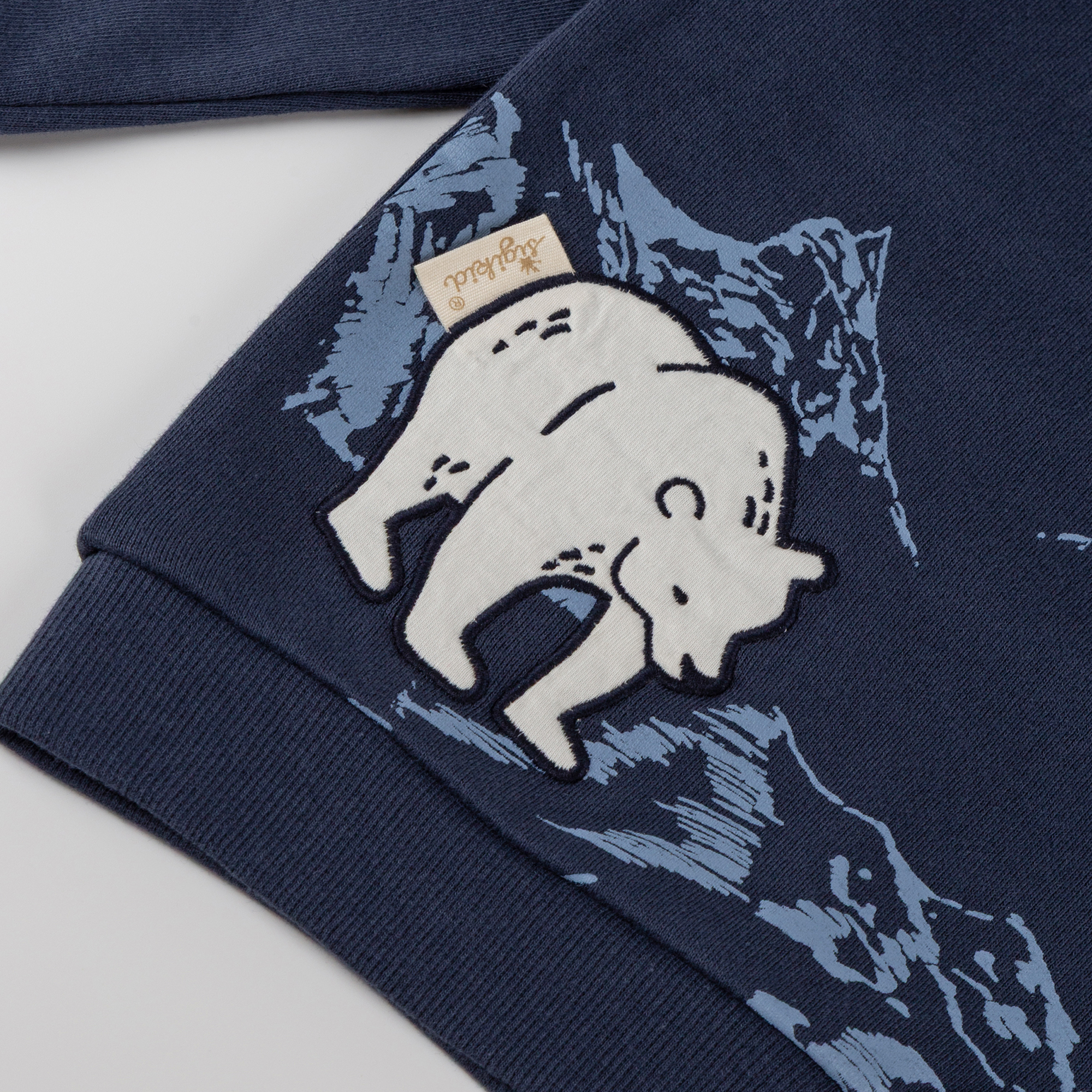Kinder Sweatshirt Eisbär Polar Friends, dunkelblau