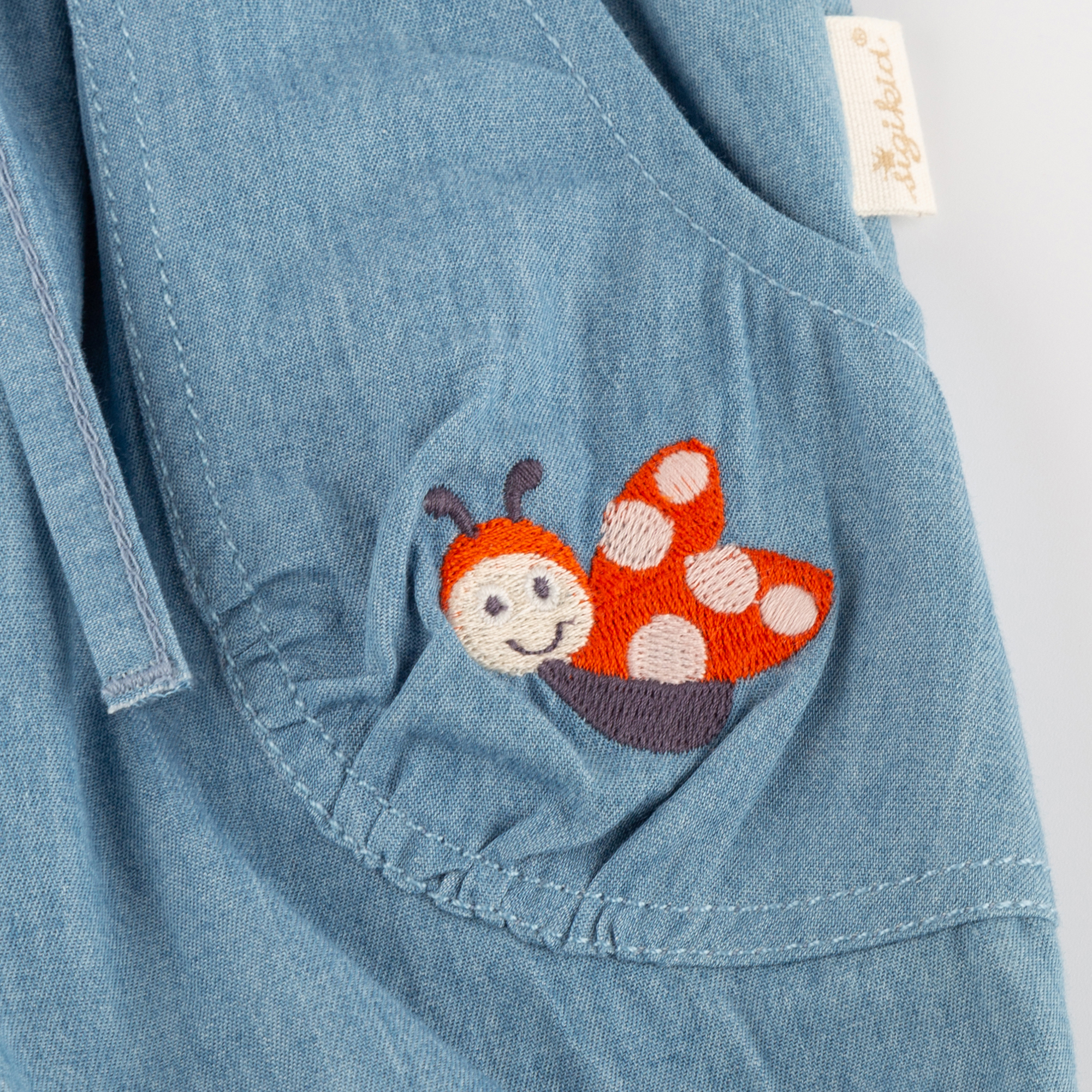 Chambray Babyshorts Marienkäfer Chambray Babyshorts Marienkäfer