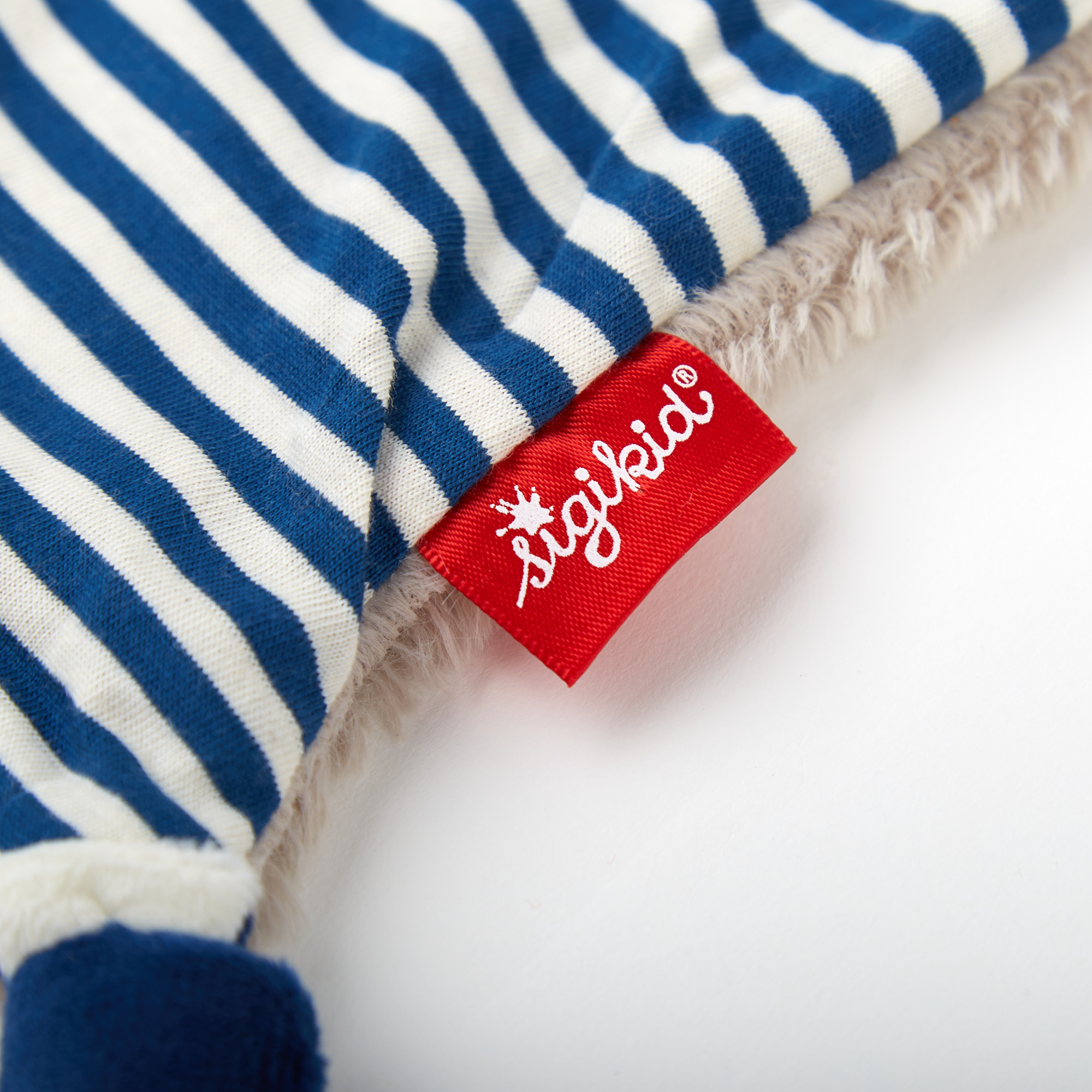 Schnuffeltuch Waschbär blau