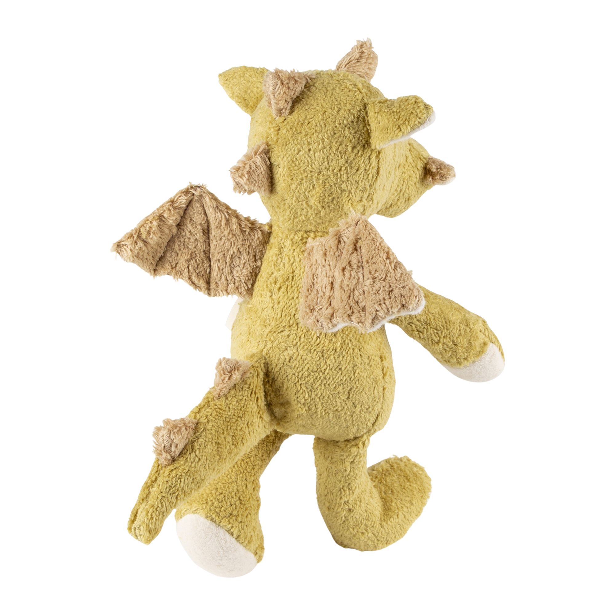 Organic soft toy dragon, Green