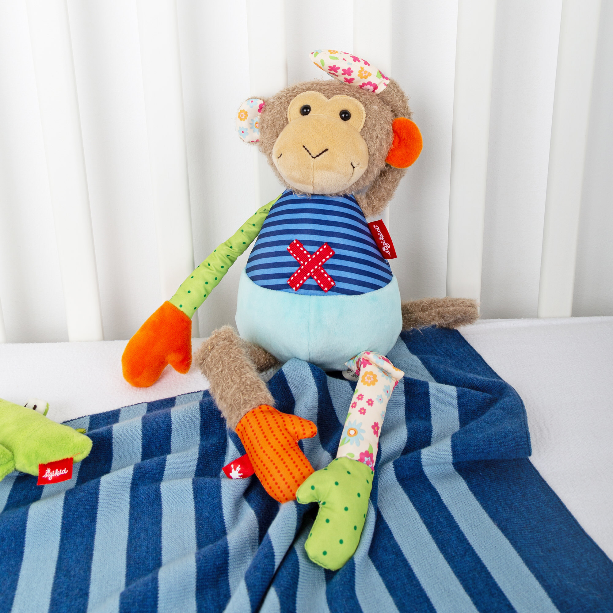 Kuscheltier Affe, Patchwork Sweety Kuscheltier Affe, Patchwork Sweety