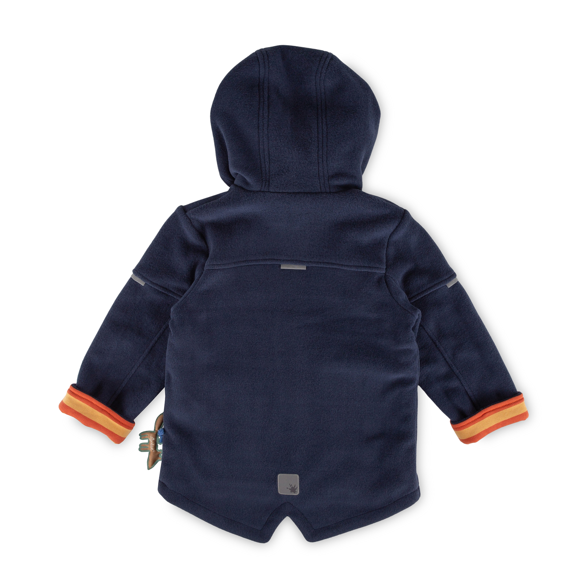 Hooded fleece jacket Wild Fox, flap pockets, lined
