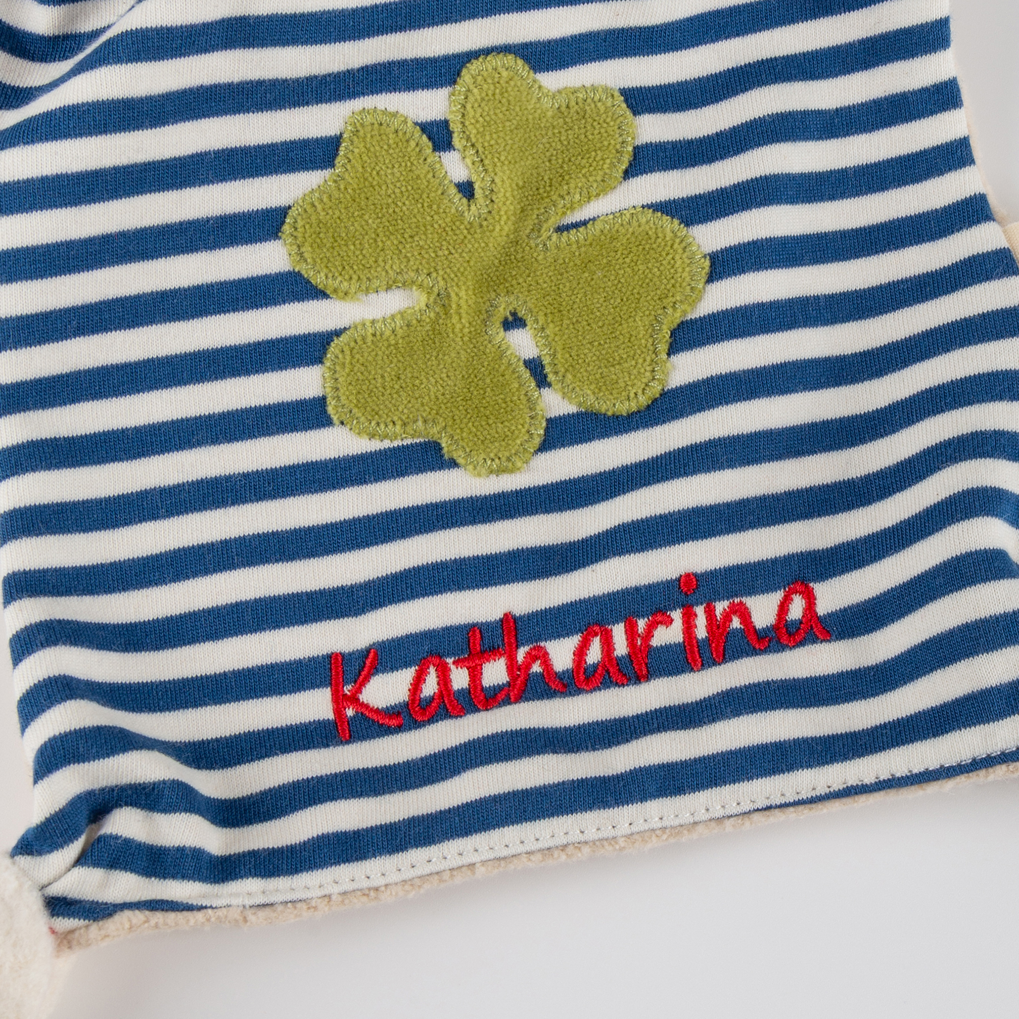 Namensschnuffeltuch Hase, Green Collection