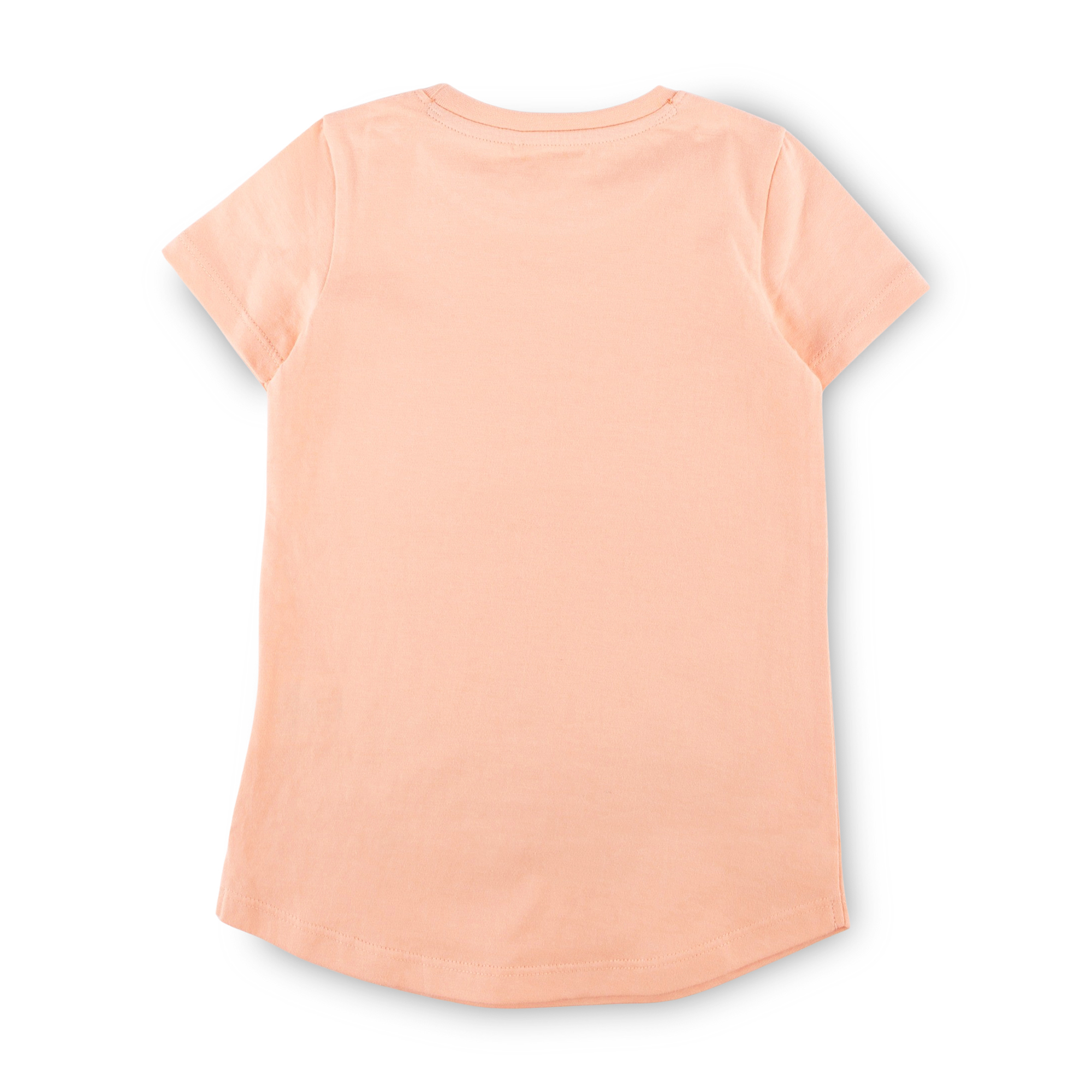 Children's short sleeve pajamas bunny, apricot/red Children's short sleeve pajamas bunny, apricot/red