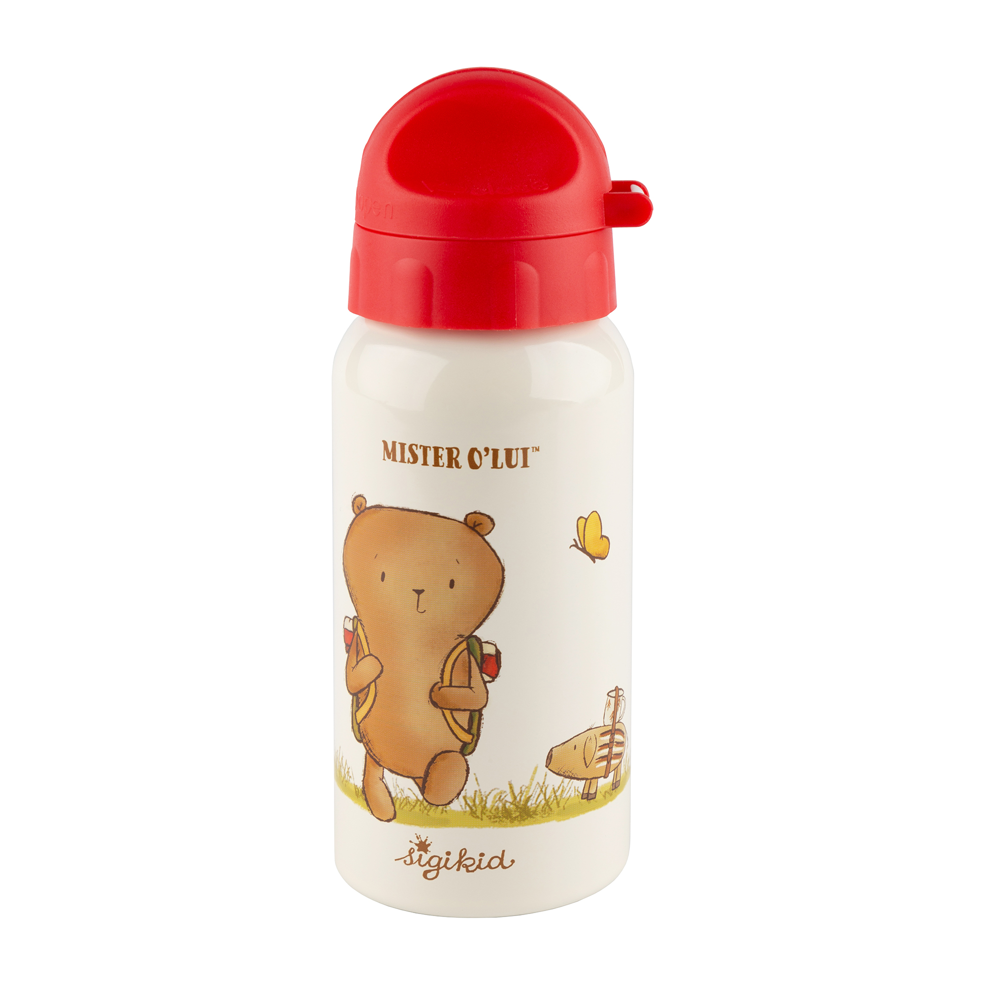 Kinder Edelstahl Trinkflasche Mister O'Lui, 400ml Kinder Edelstahl Trinkflasche Mister O'Lui, 400ml