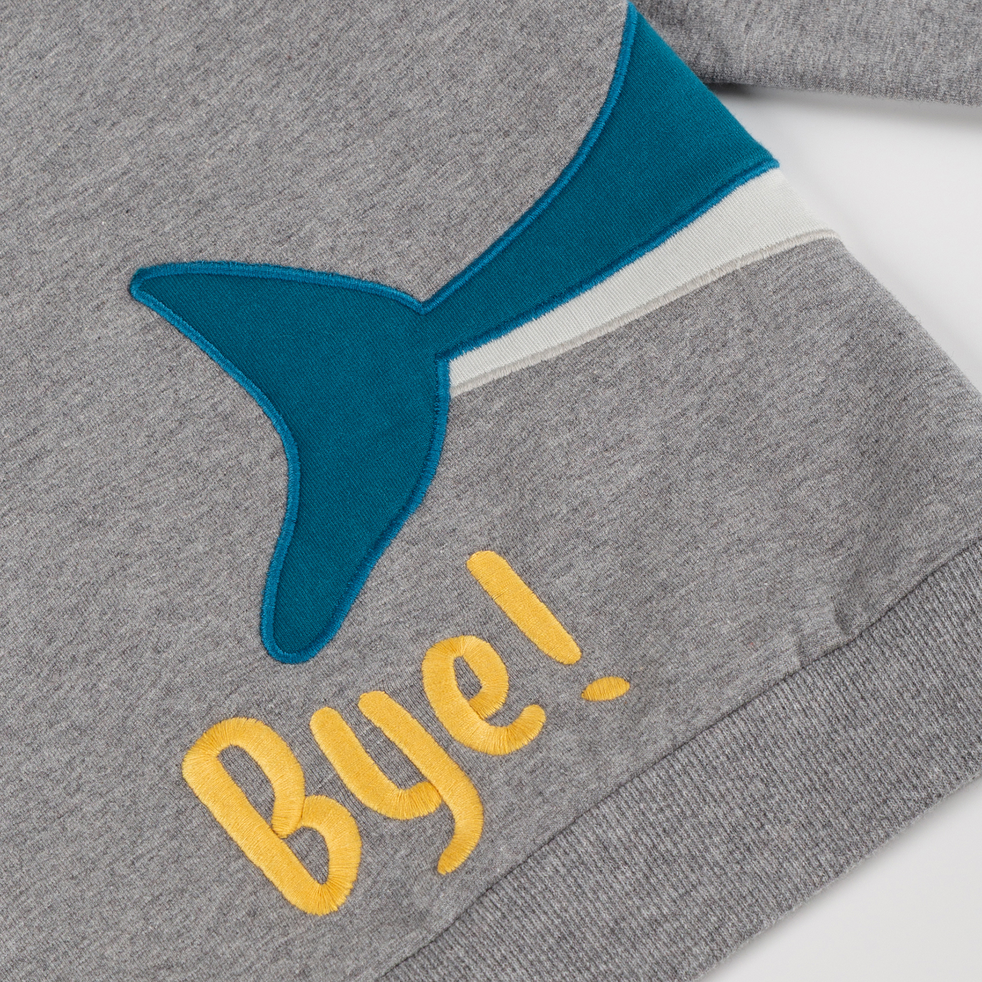 Kinder Sweatshirt Hai, grau