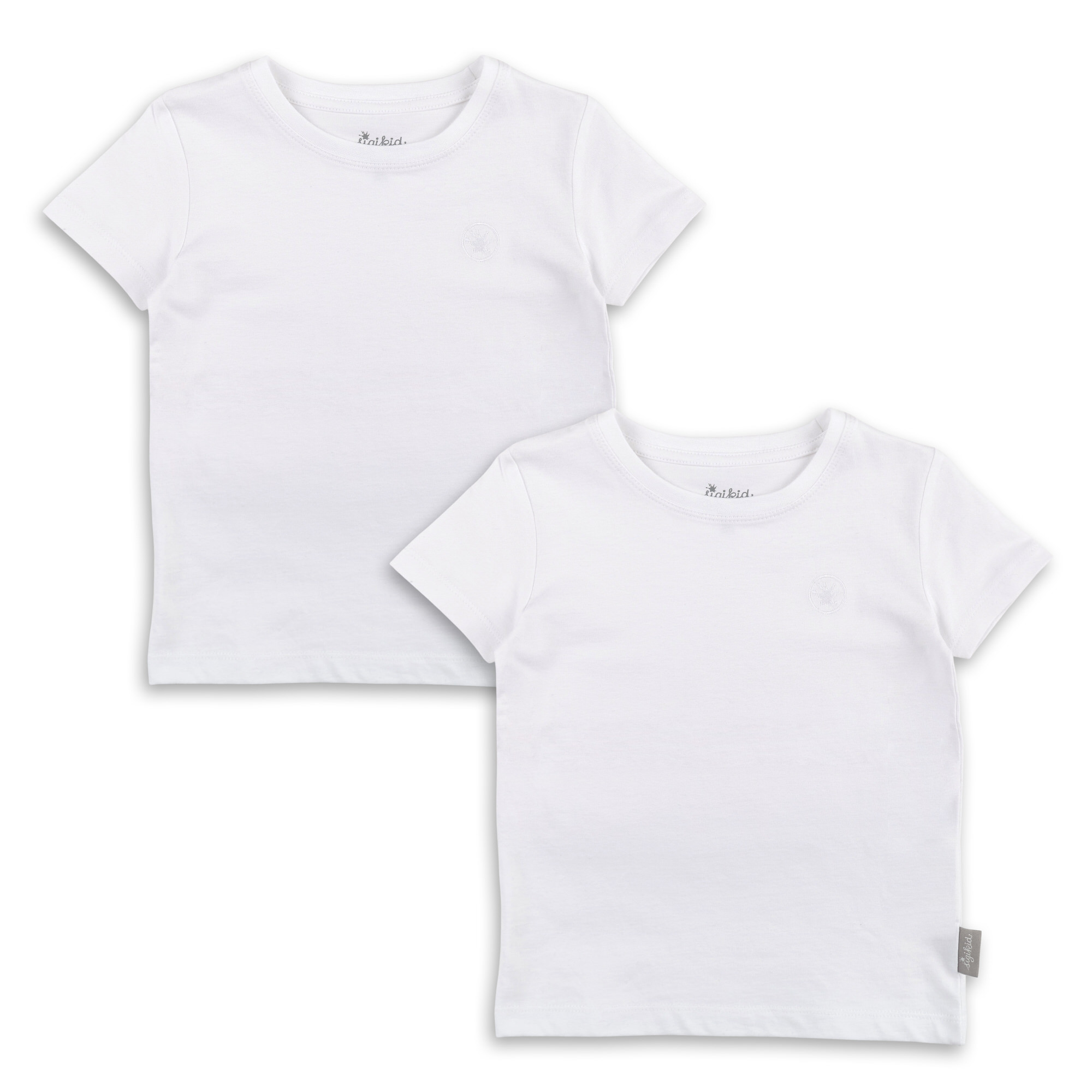 Kinder T-Shirt im 2er Pack, weiß Kinder T-Shirt im 2er Pack, weiß