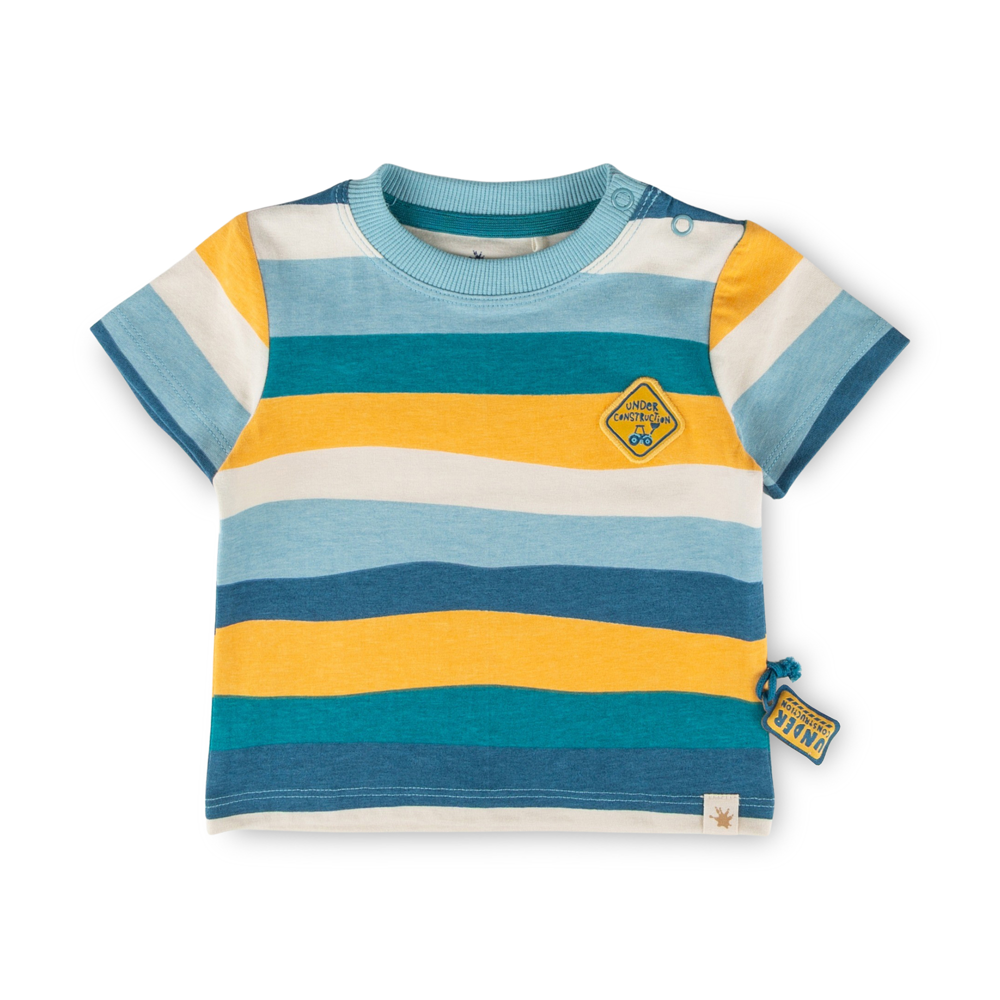 Baby Streifen T-Shirt Fahrzeuge