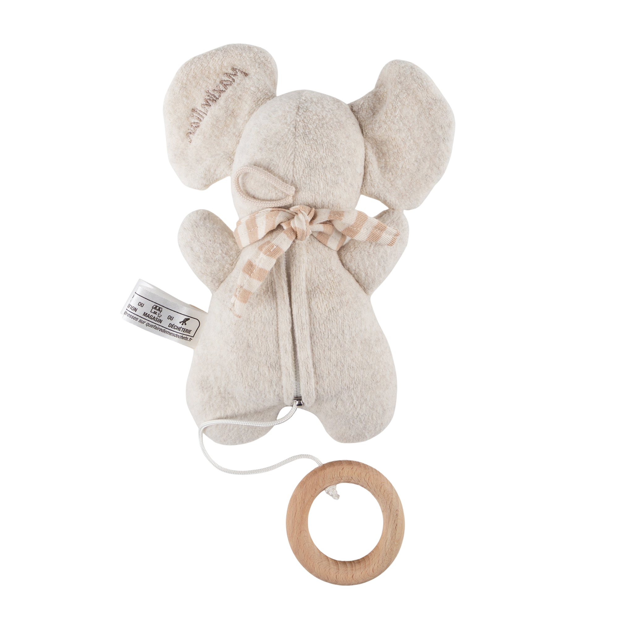 Musselin Namensspieluhr Elefant
