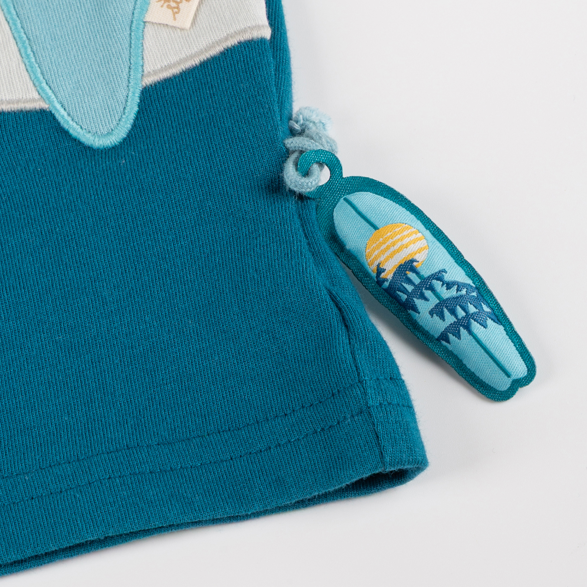 Kinder T-Shirt Hai, blaugrün