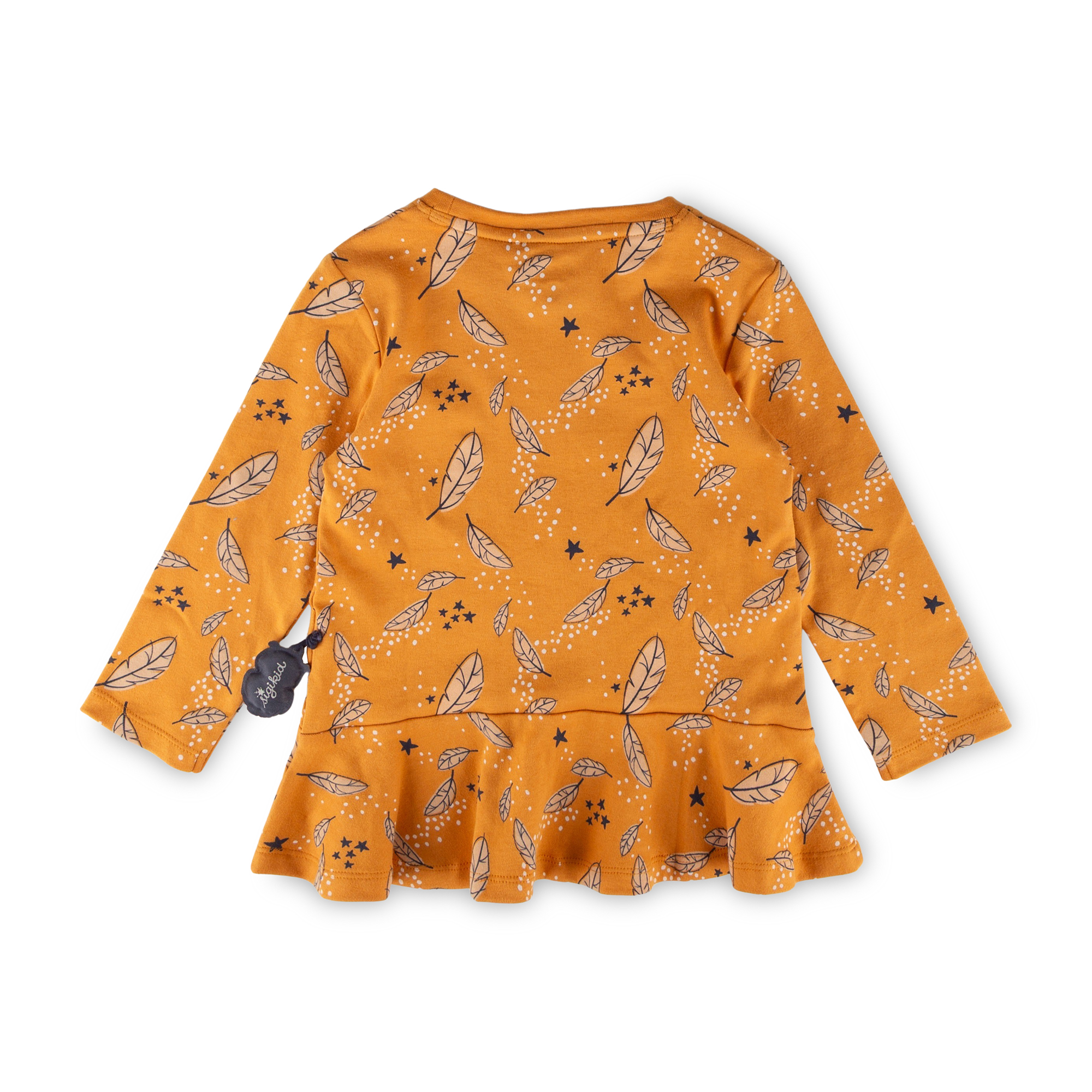 Kinder Longshirt Magic Owl, gelb mit Federprint Kinder Longshirt Magic Owl, gelb mit Federprint