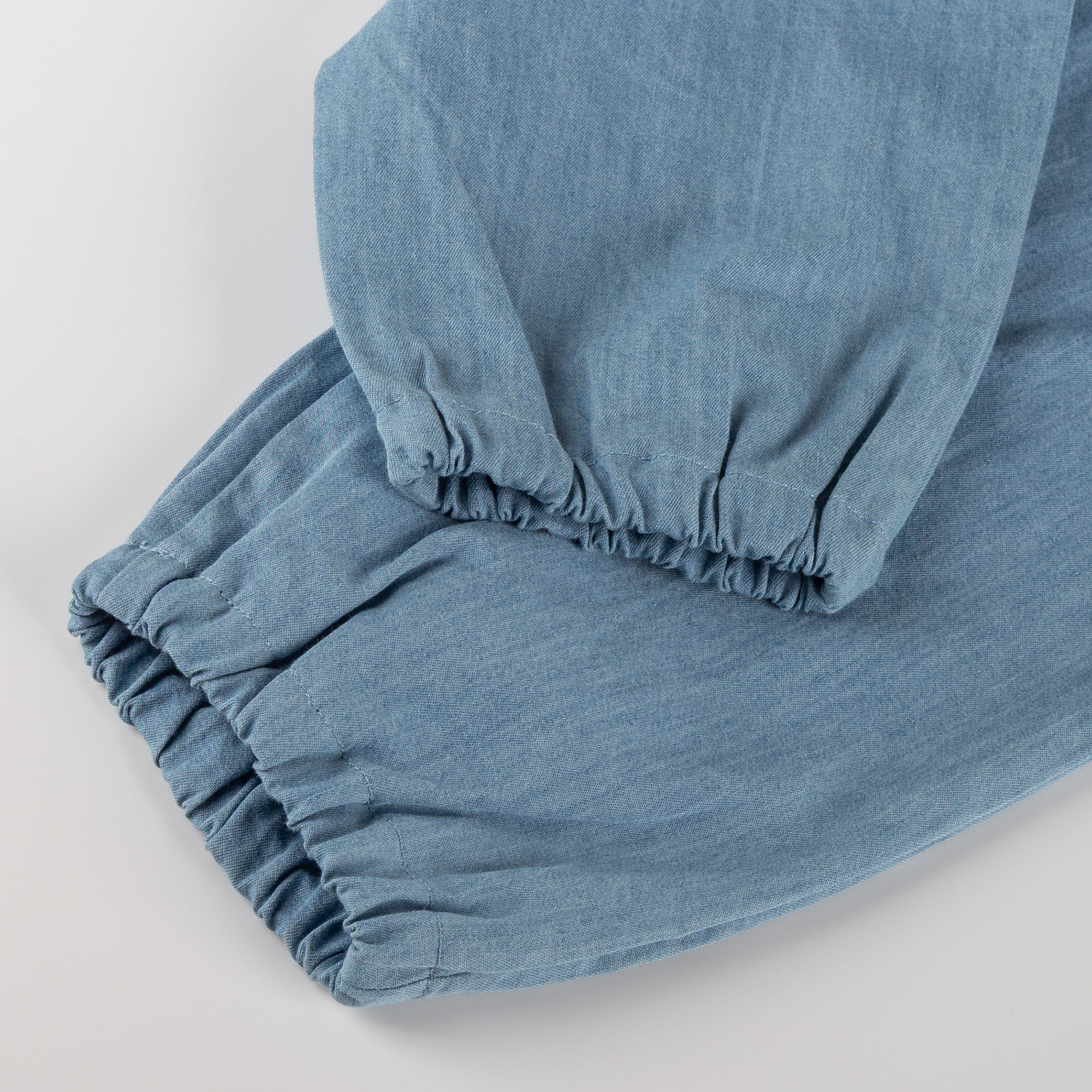 Kinder Chambray Hose Savanne, hellblau