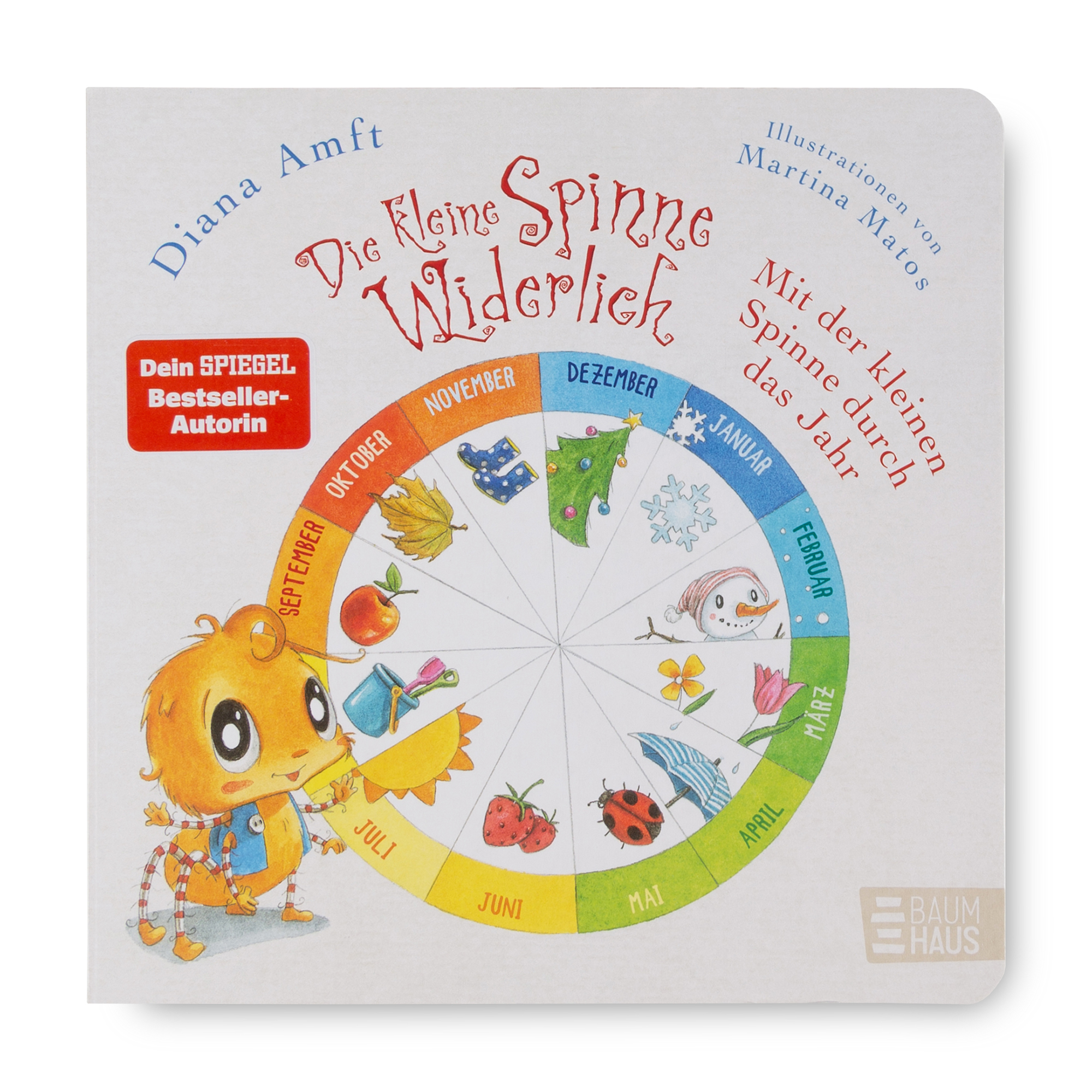Kinderbuch Mit der kleinen Spinne Widerlich durch das Jahr - Pappbilderbuch Kinderbuch Mit der kleinen Spinne Widerlich durch das Jahr - Pappbilderbuch