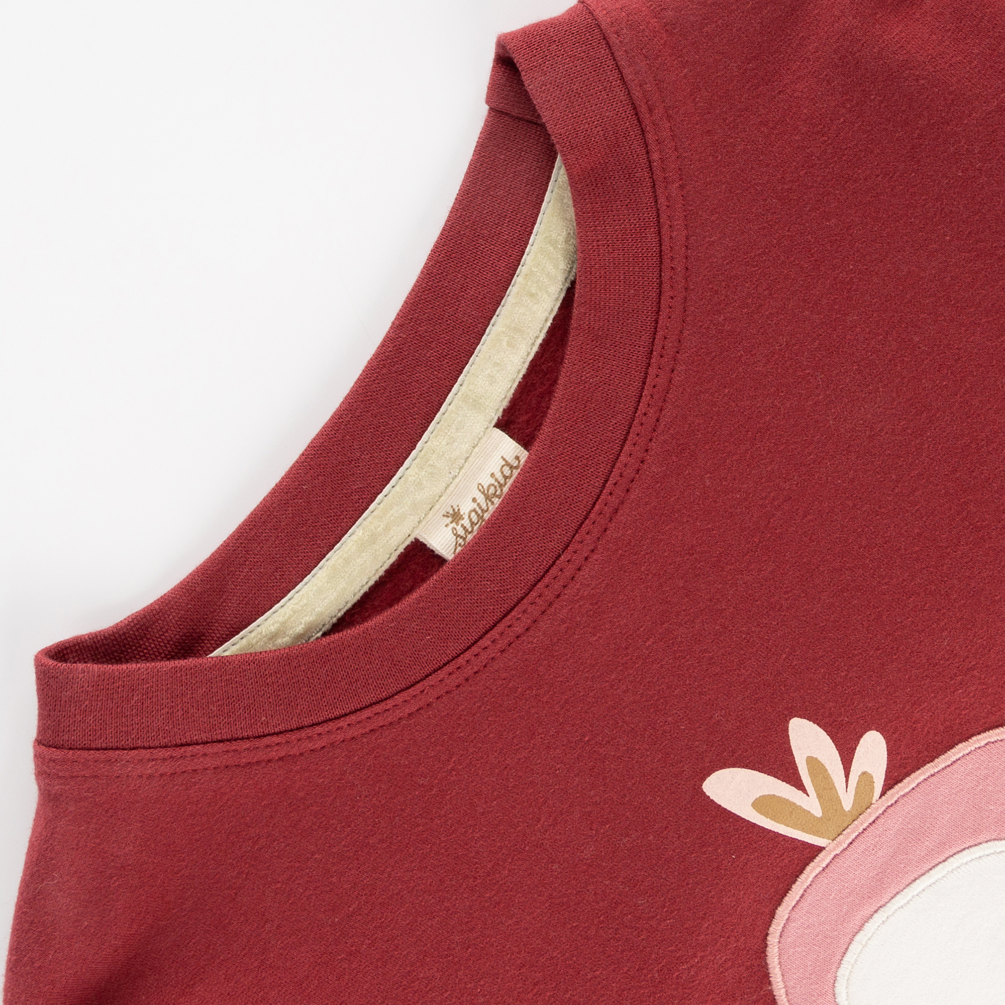 Children's sweatshirt cockatoo, dark red Children's sweatshirt cockatoo, dark red
