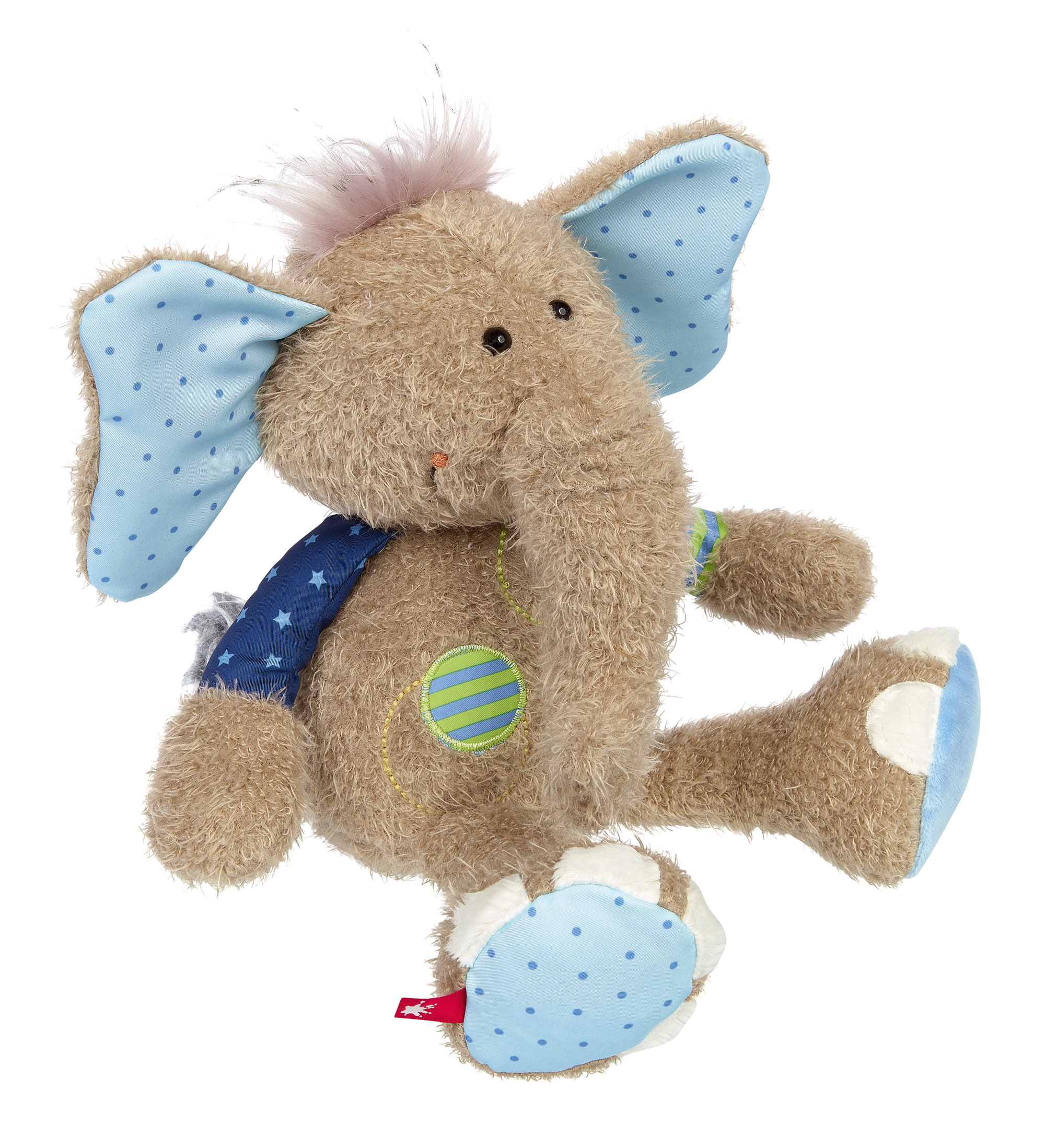 Kuscheltier Elefant blau, Patchwork Sweety Kuscheltier Elefant blau, Patchwork Sweety