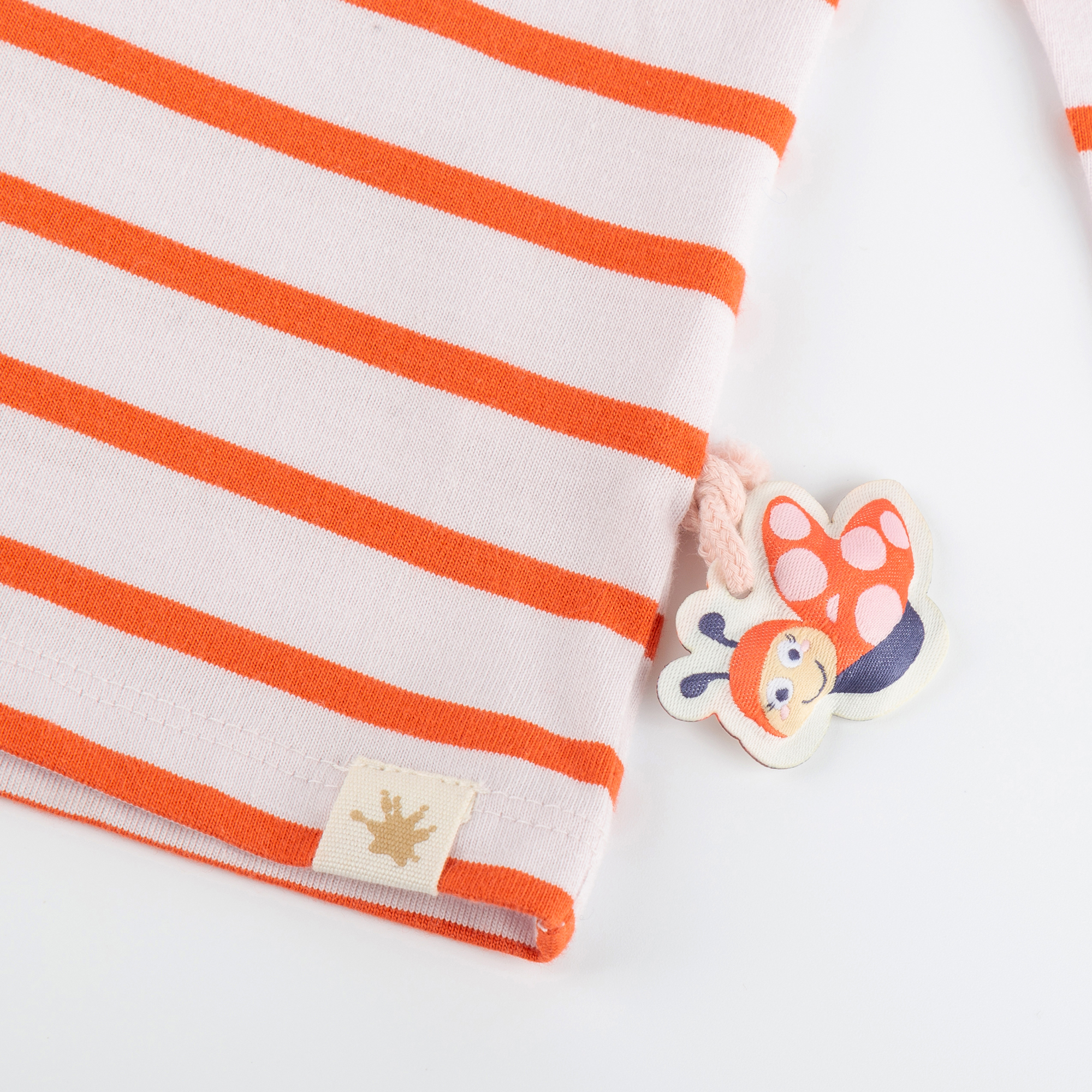 Striped children's long sleeve Tee ladybug Striped children's long sleeve Tee ladybug