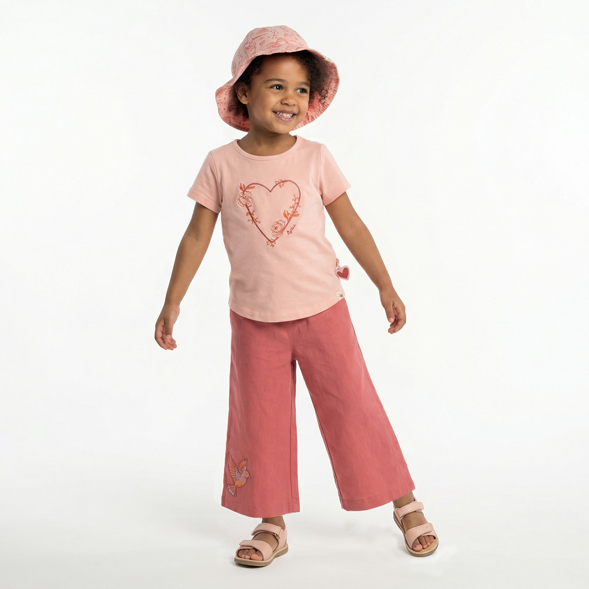Children's culottes summer pants, Spring Birds