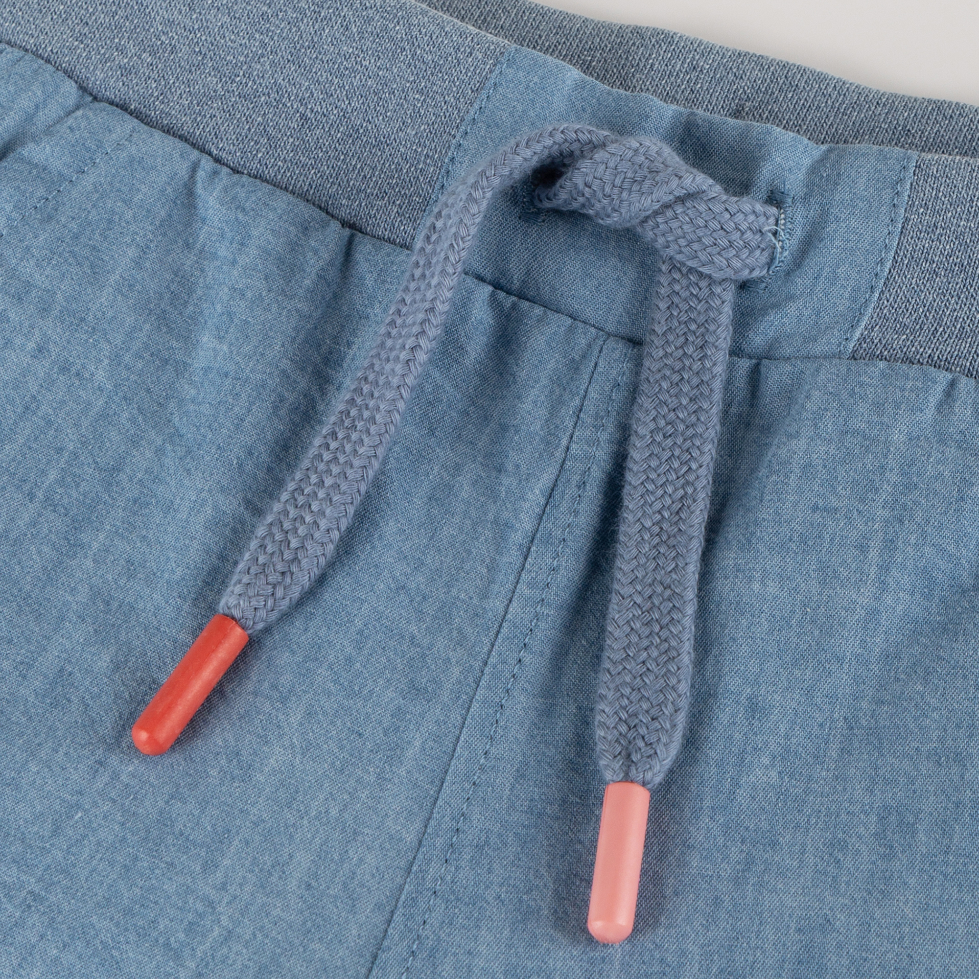 Kinder Chambray Shorts Savanne, hellblau