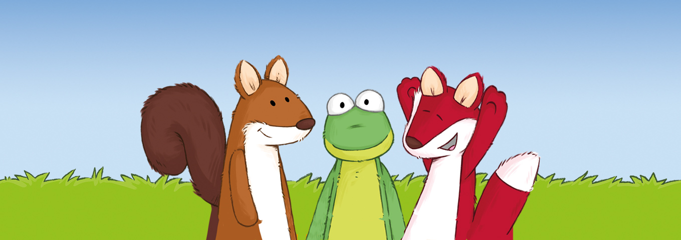 Der Frosch, das Eichhörnchen und der Fuchs