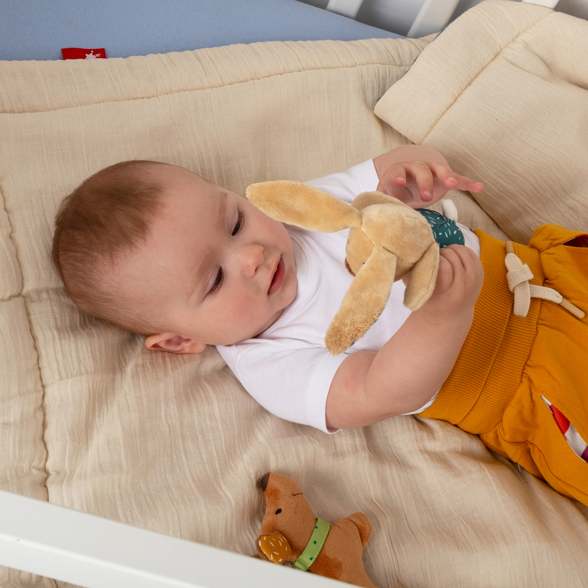 Baby Greifling Hase grün Baby Greifling Hase grün