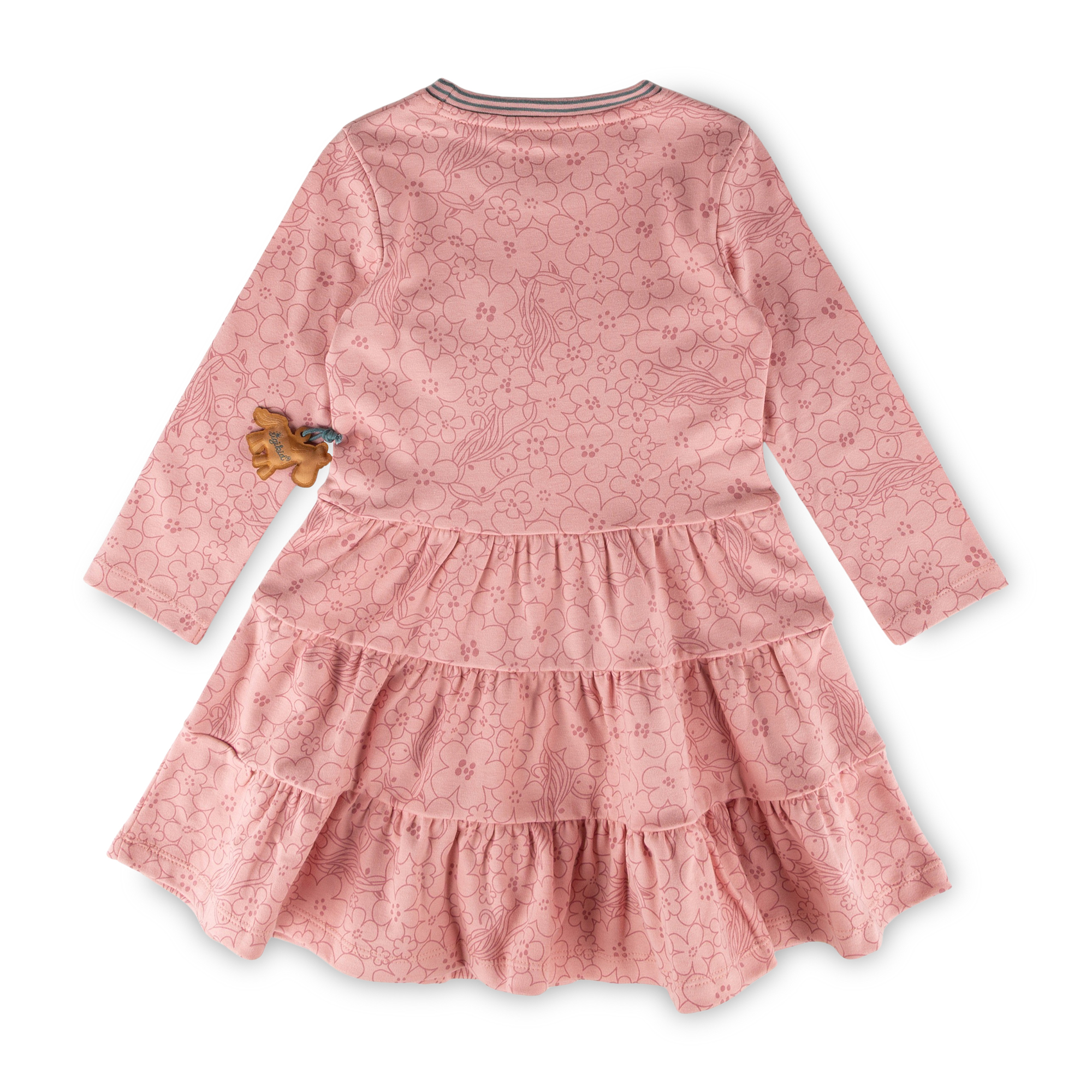 Kinder Kleid Pony Love, rosa Blumenprint Kinder Kleid Pony Love, rosa Blumenprint