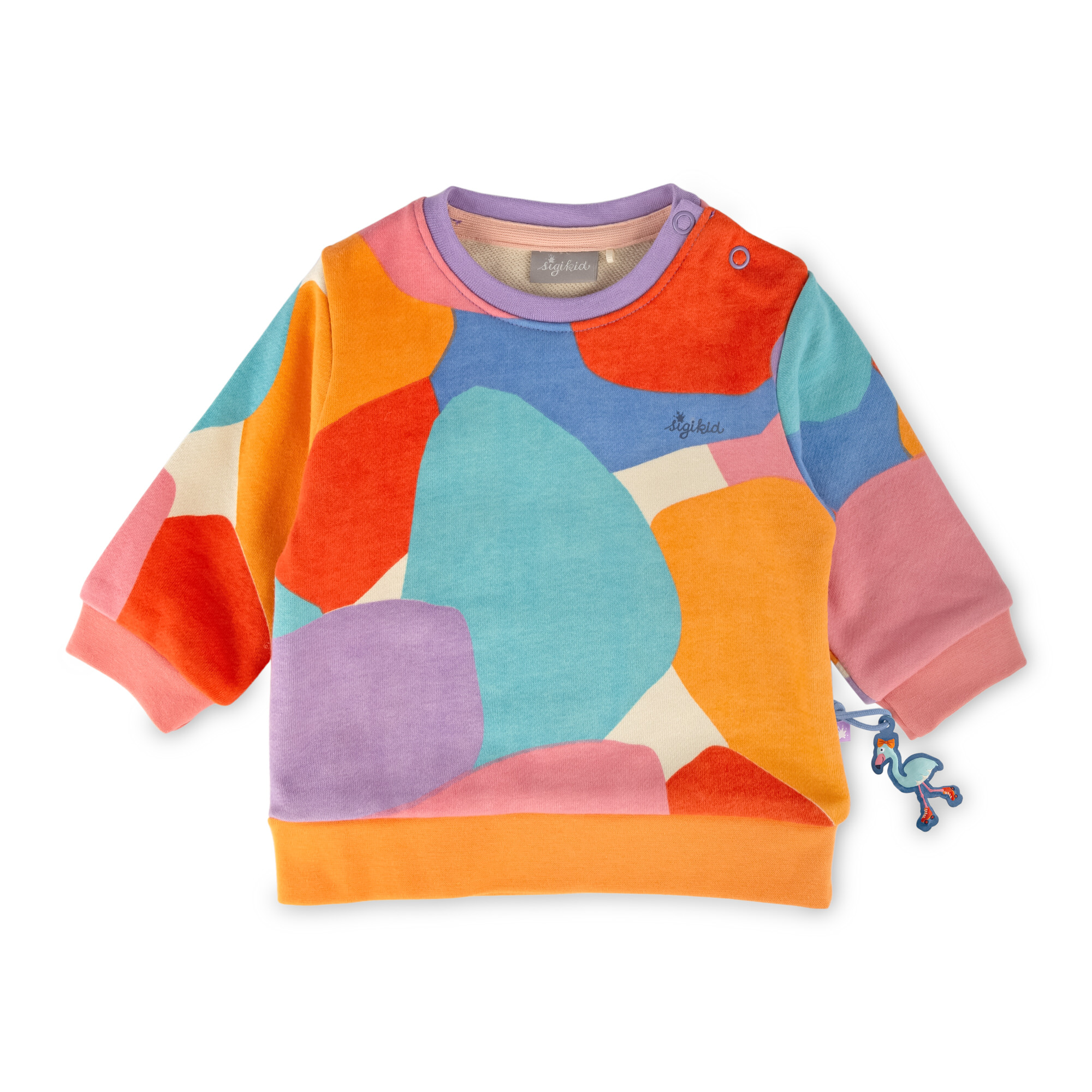 Baby Sweatshirt Wild Flamingo Baby Sweatshirt Wild Flamingo