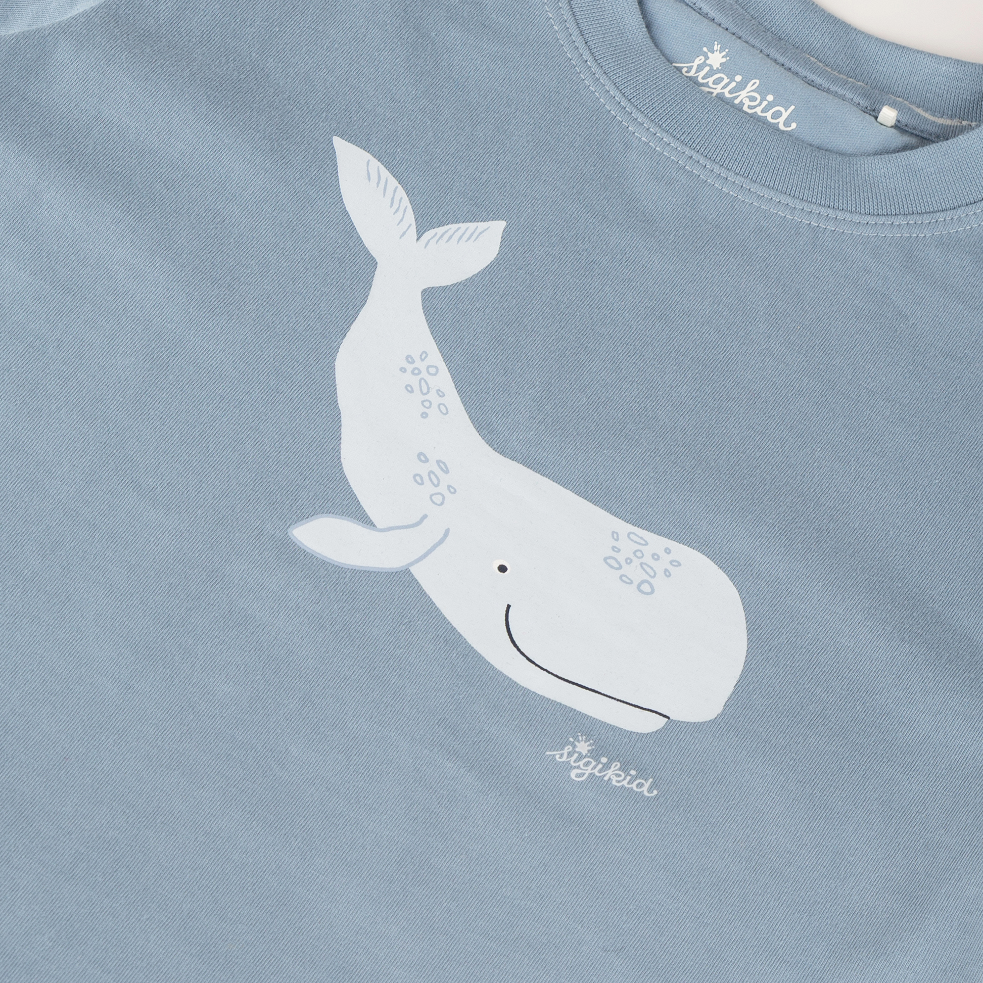 Kinder Pyjama Wal, hellblau