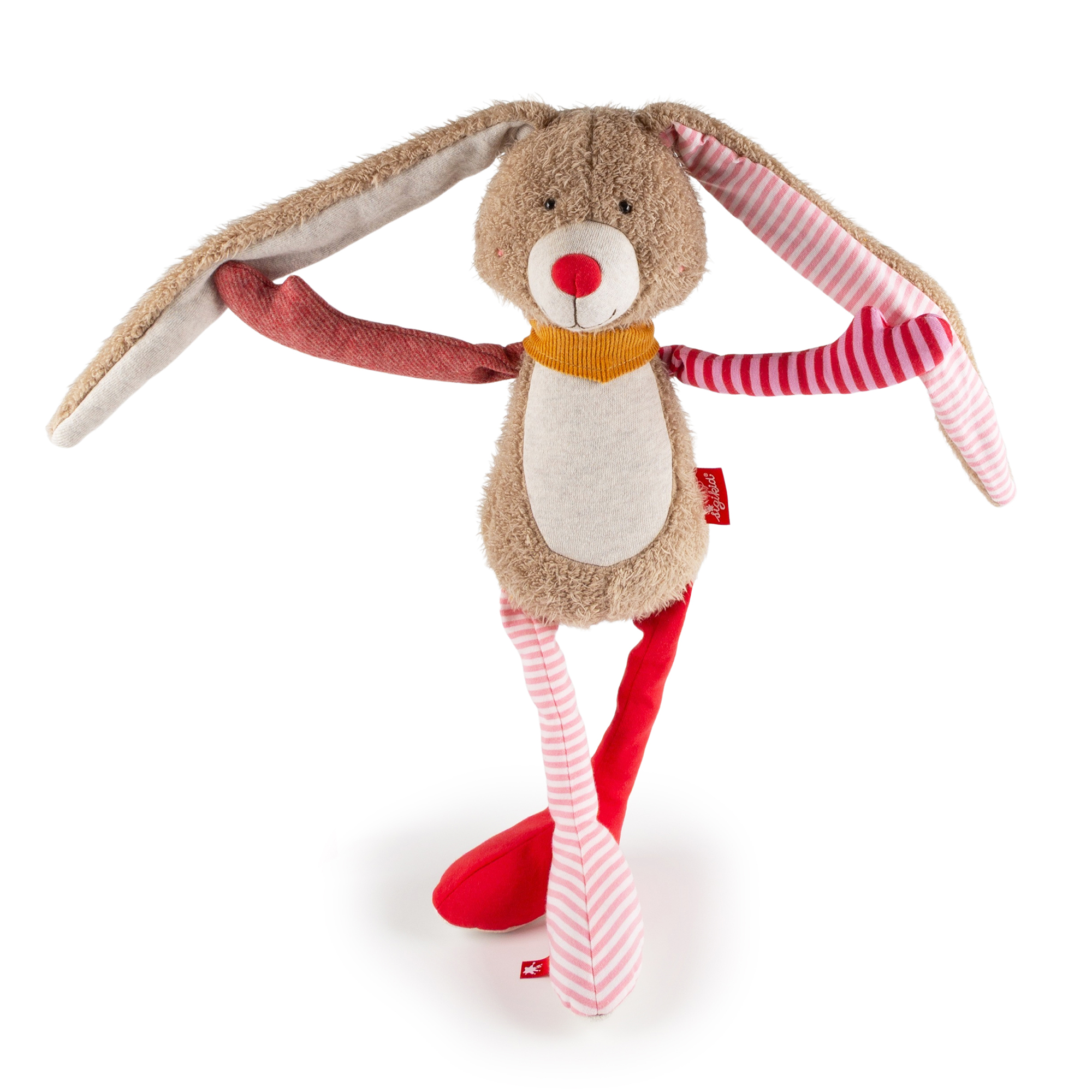 Plush boy long-eared bunny, Patchwork Sweety