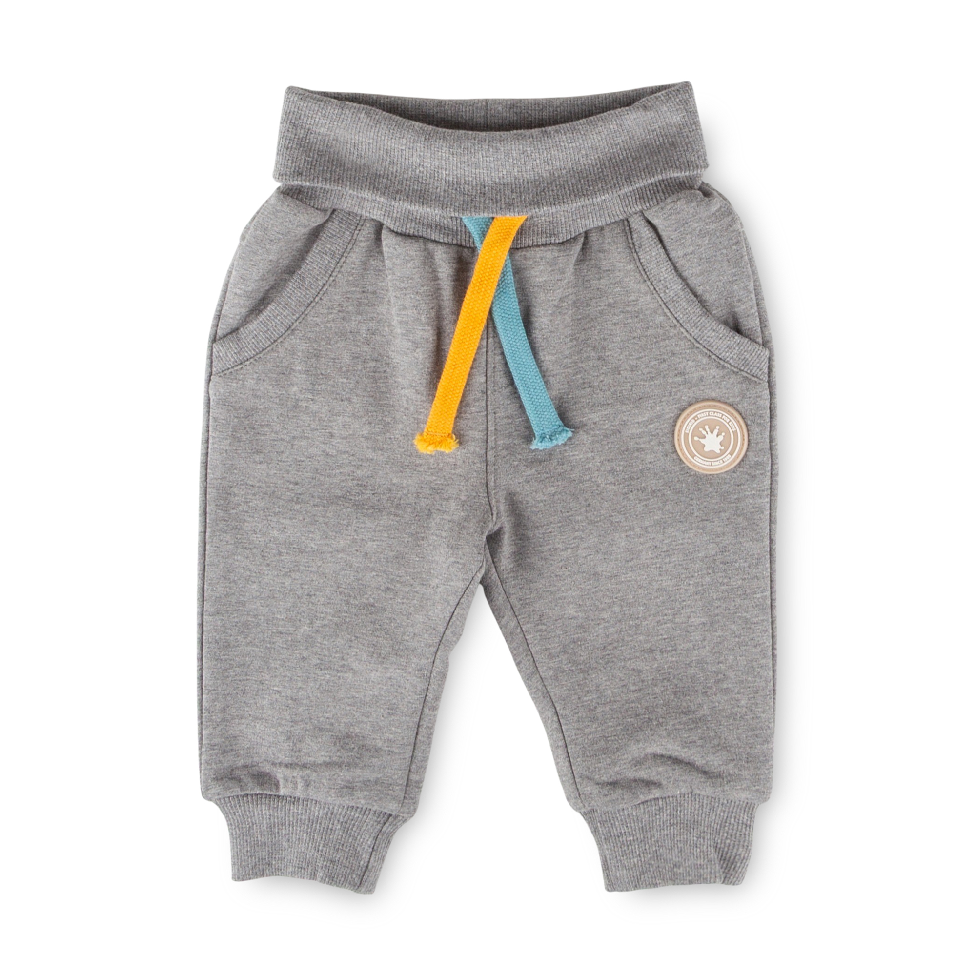 Baby Sweathose Fahrzeuge, grau