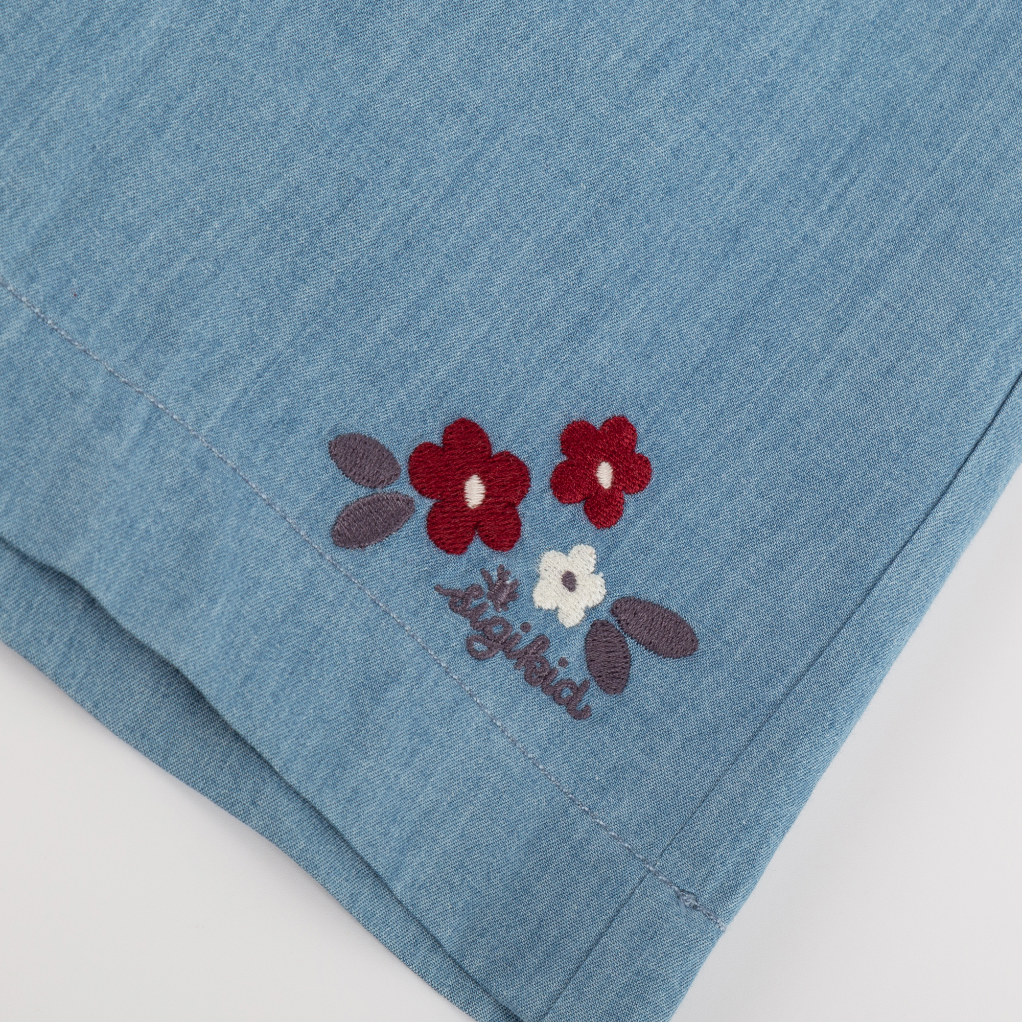 Kinder Chambray-Culotte Blümchen, hellblau, Funny Dog Kinder Chambray-Culotte Blümchen, hellblau, Funny Dog