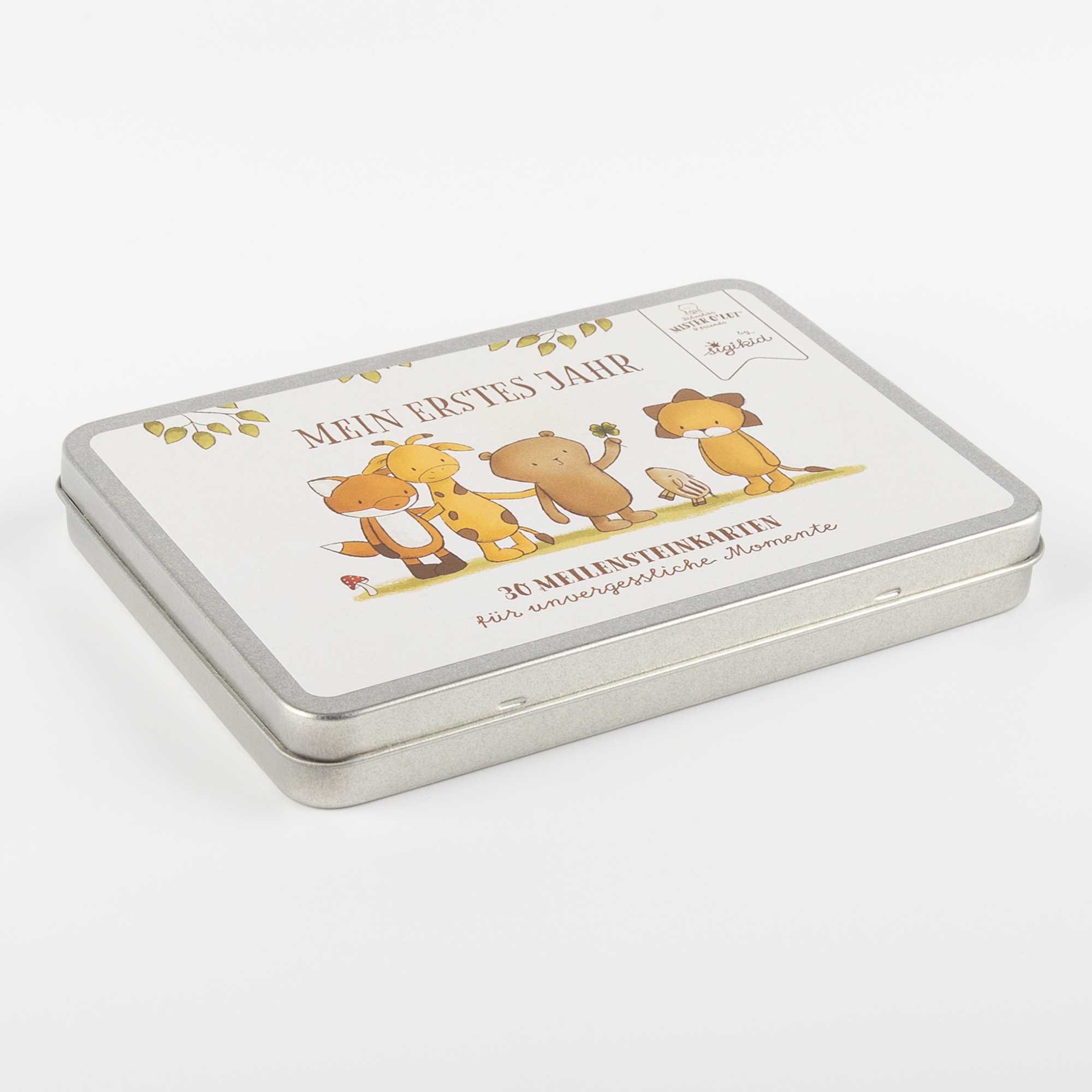 Schmuckdose mit 30 Meilensteinkarten Mister O'Lui Schmuckdose mit 30 Meilensteinkarten Mister O'Lui