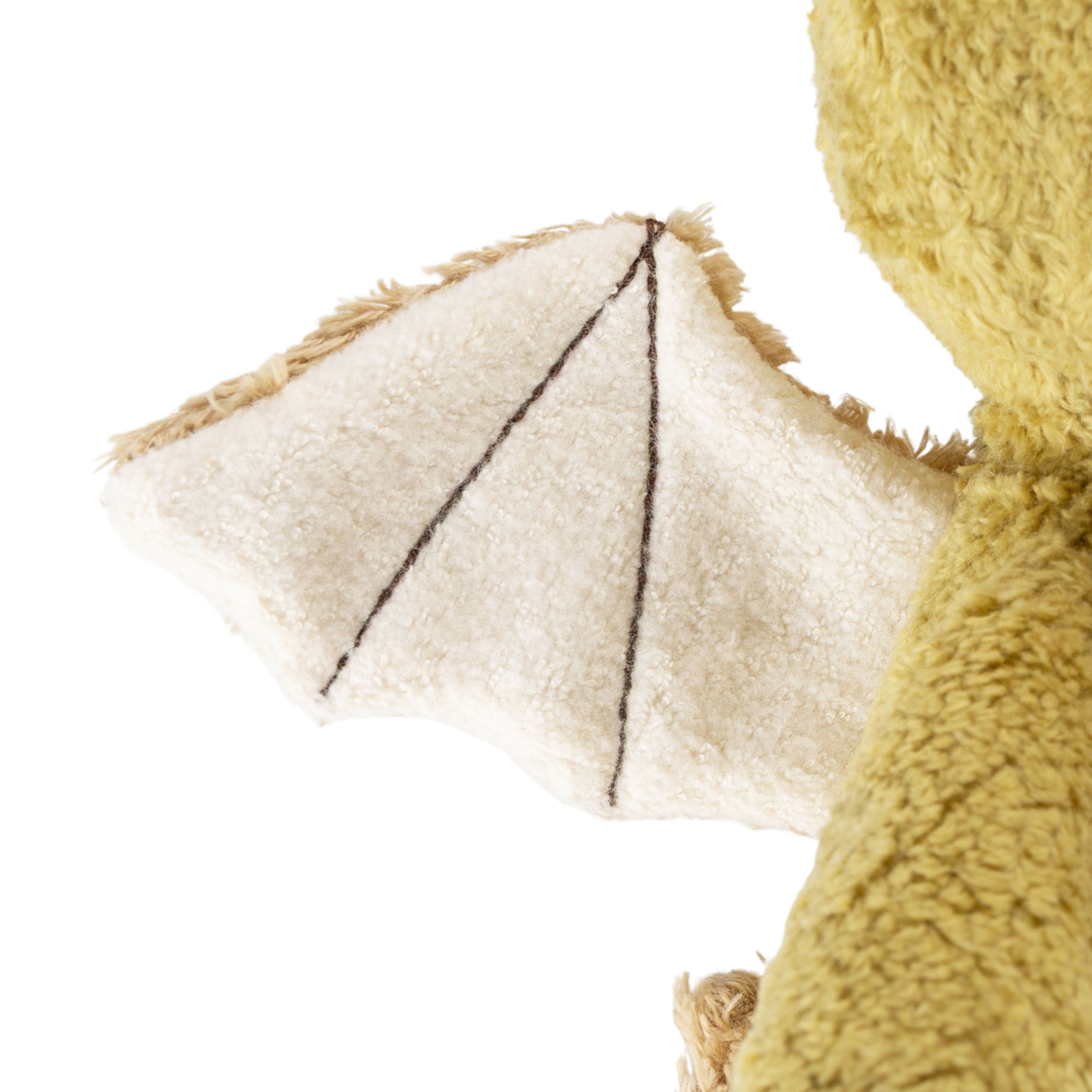 Organic soft toy dragon, Green