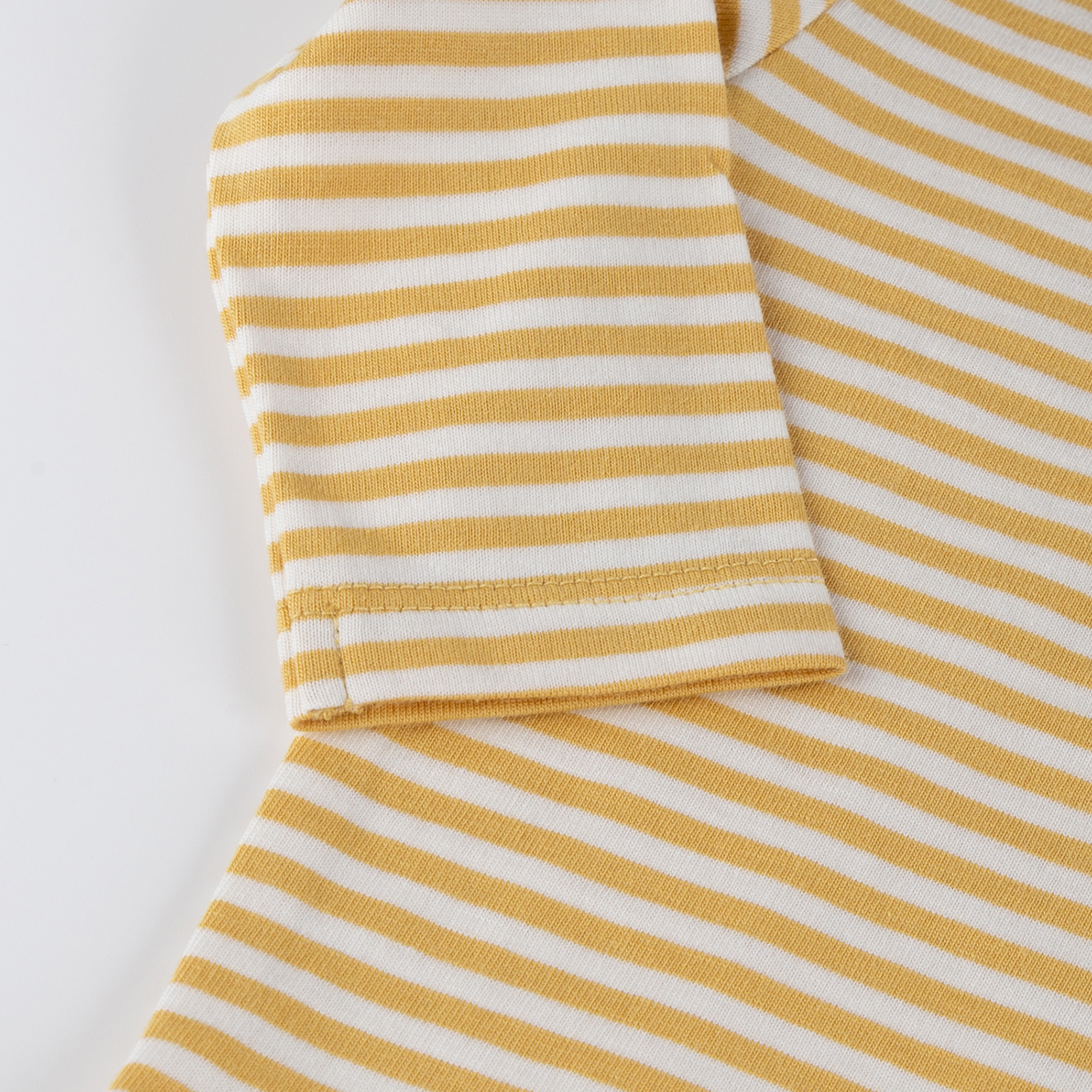 Newborn baby long sleeve Tee mouse, yellow/white