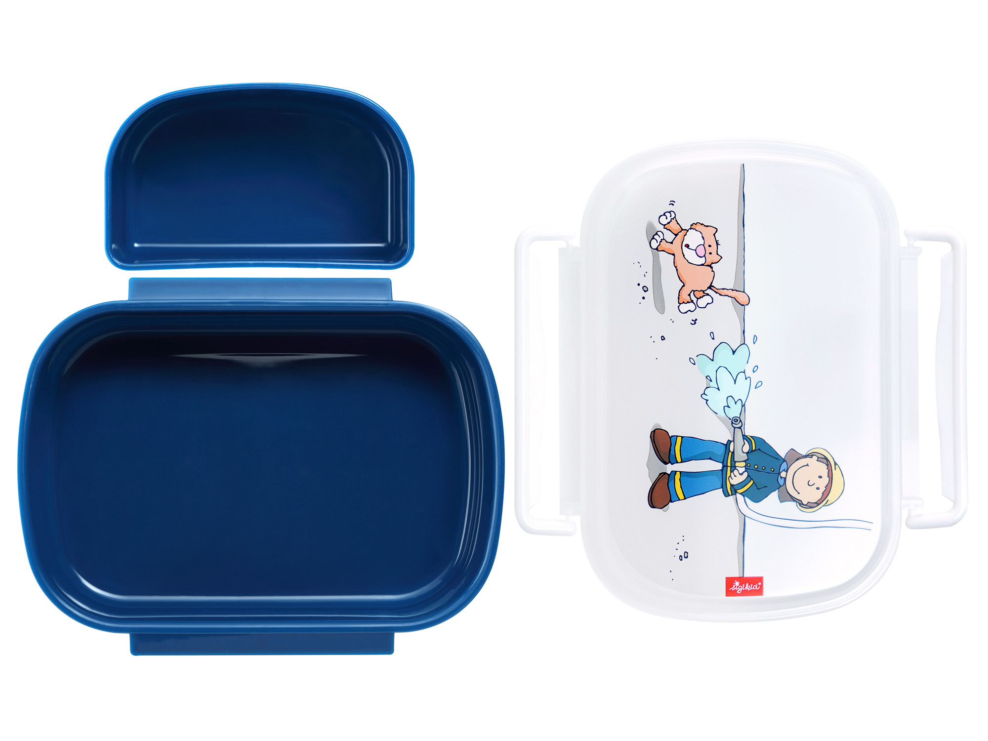 Kinder Brotzeitbox für Jungen, Frido Firefighter