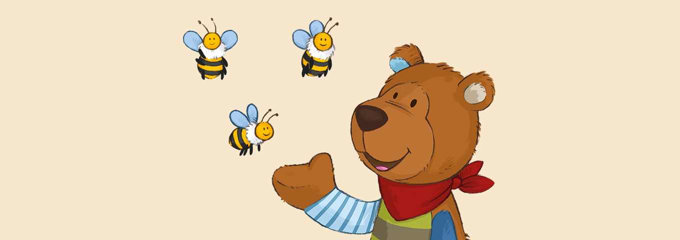 Kinderreim & Fingerspiel: Der Bär und die Bienen