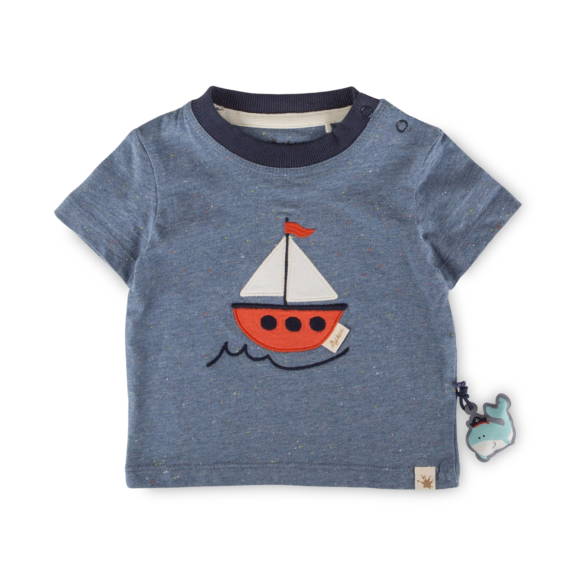Baby T-Shirt Segelschiff, Happy Holidays