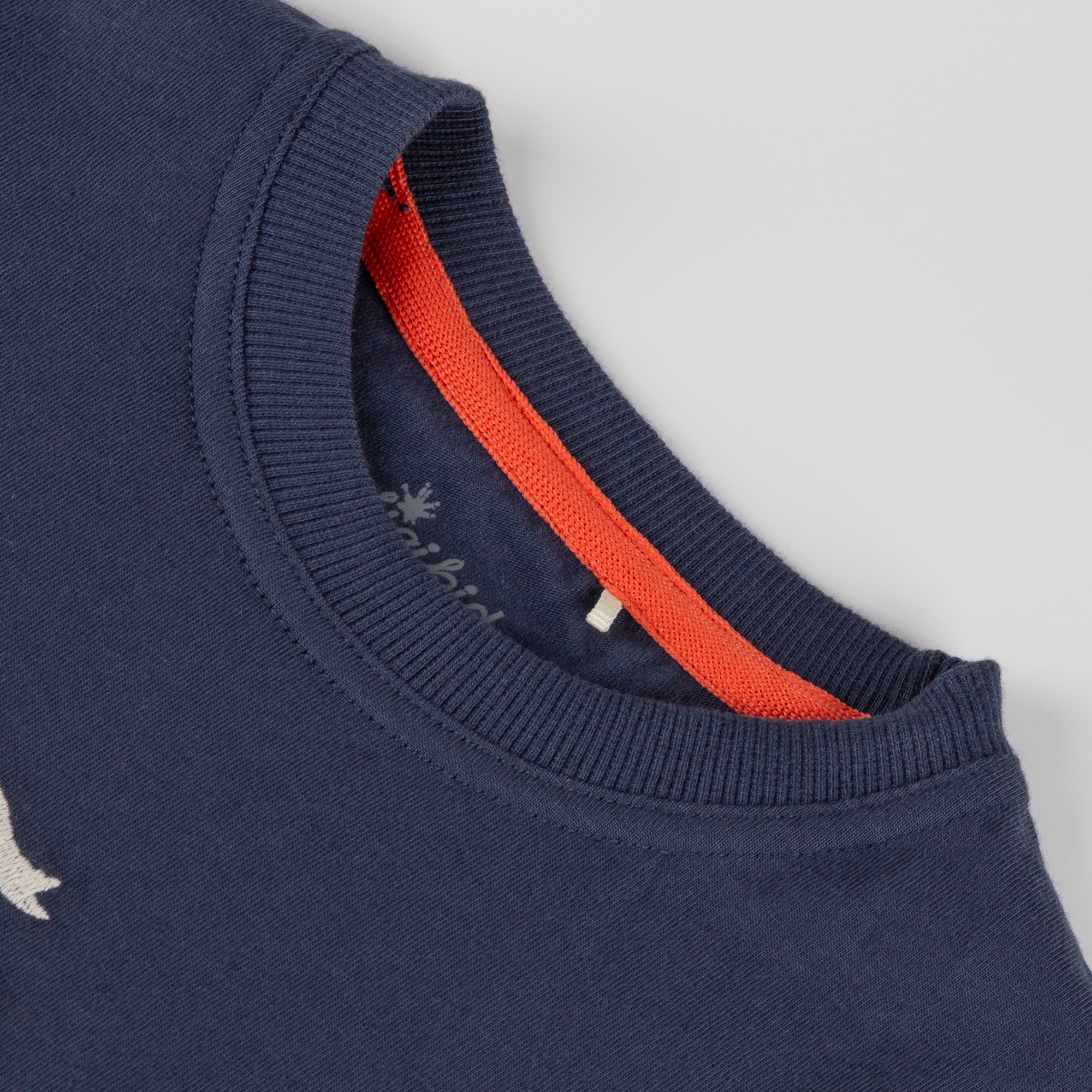 Blaues Kinder T-Shirt Segelschiff