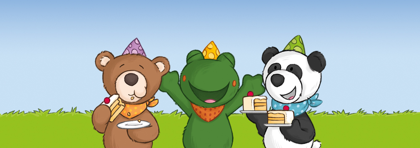 Frosch feiert Geburtstag