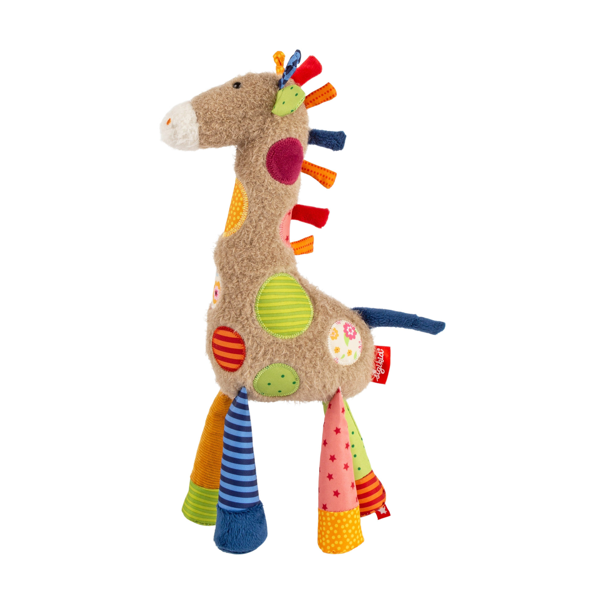 Soft toy giraffe, Patchwork Sweety