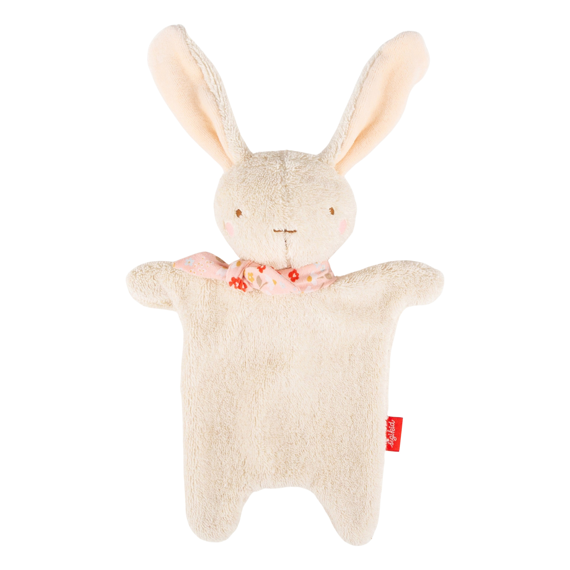 Baby Schnuffeltuch Hase, weiß