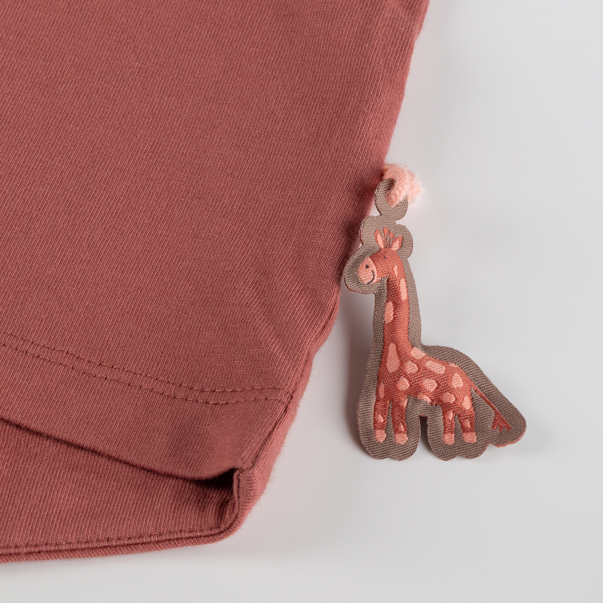 Kinder Sommer Top Giraffe, rotbraun