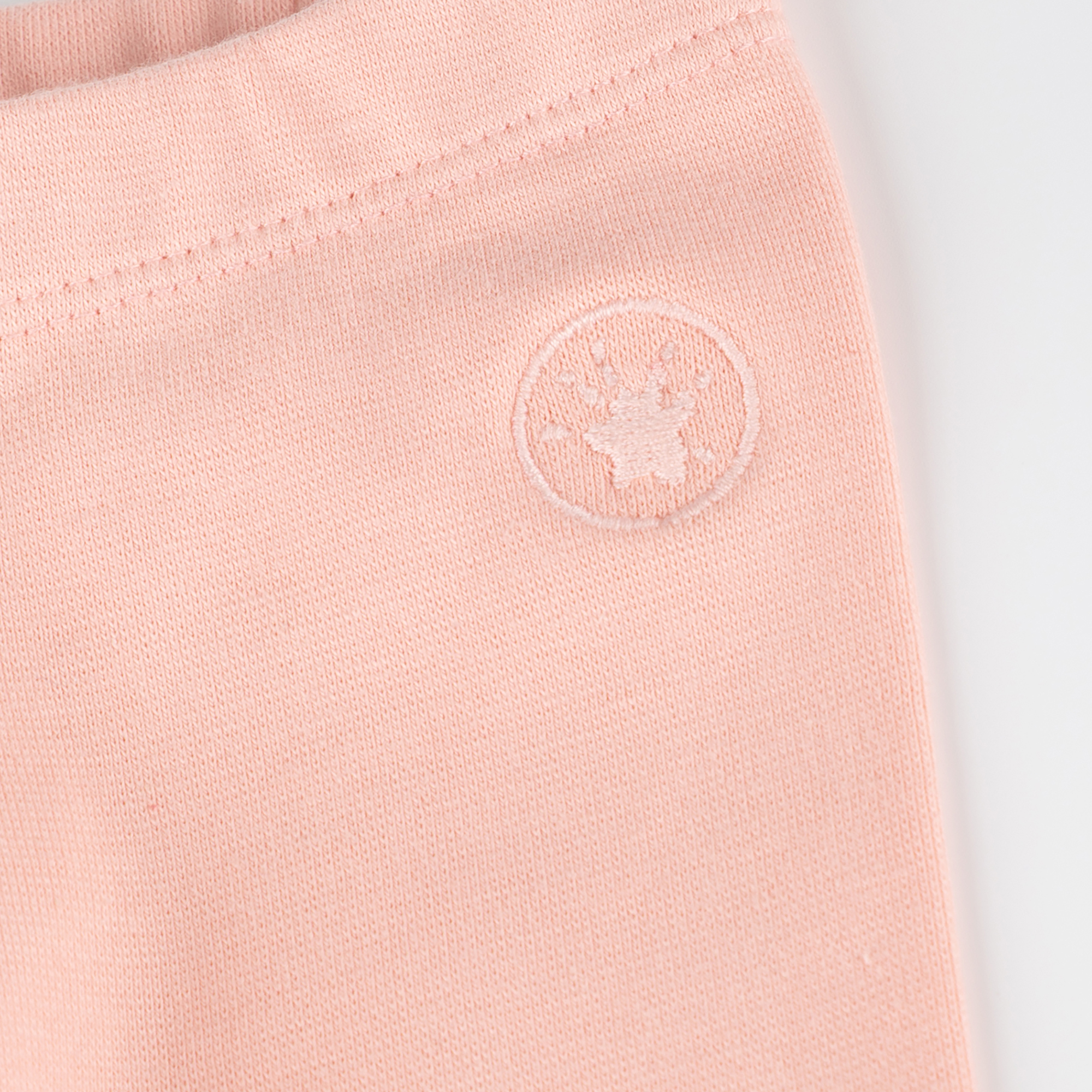 Baby Leggings mit Kräuselsaum, rosa